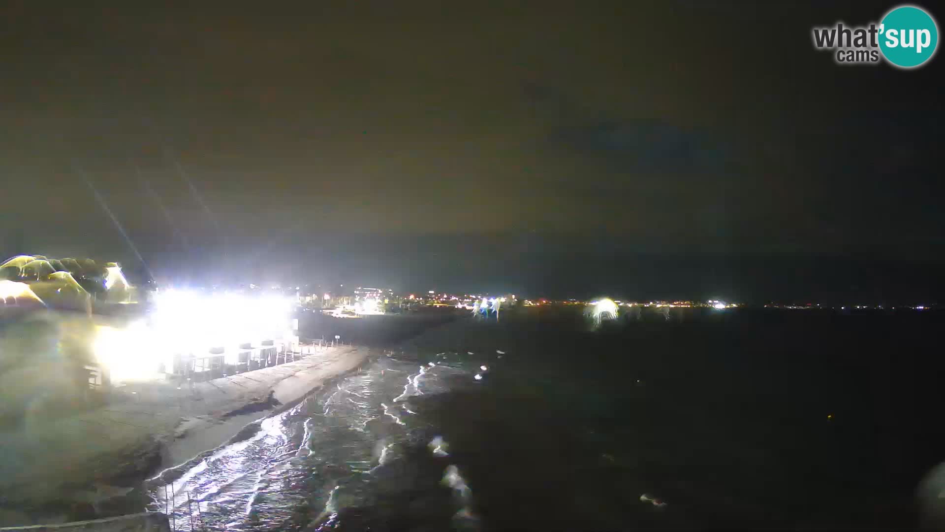 Camera en vivo Golfo de Cagliari – Playa del Poetto – Cerdeña