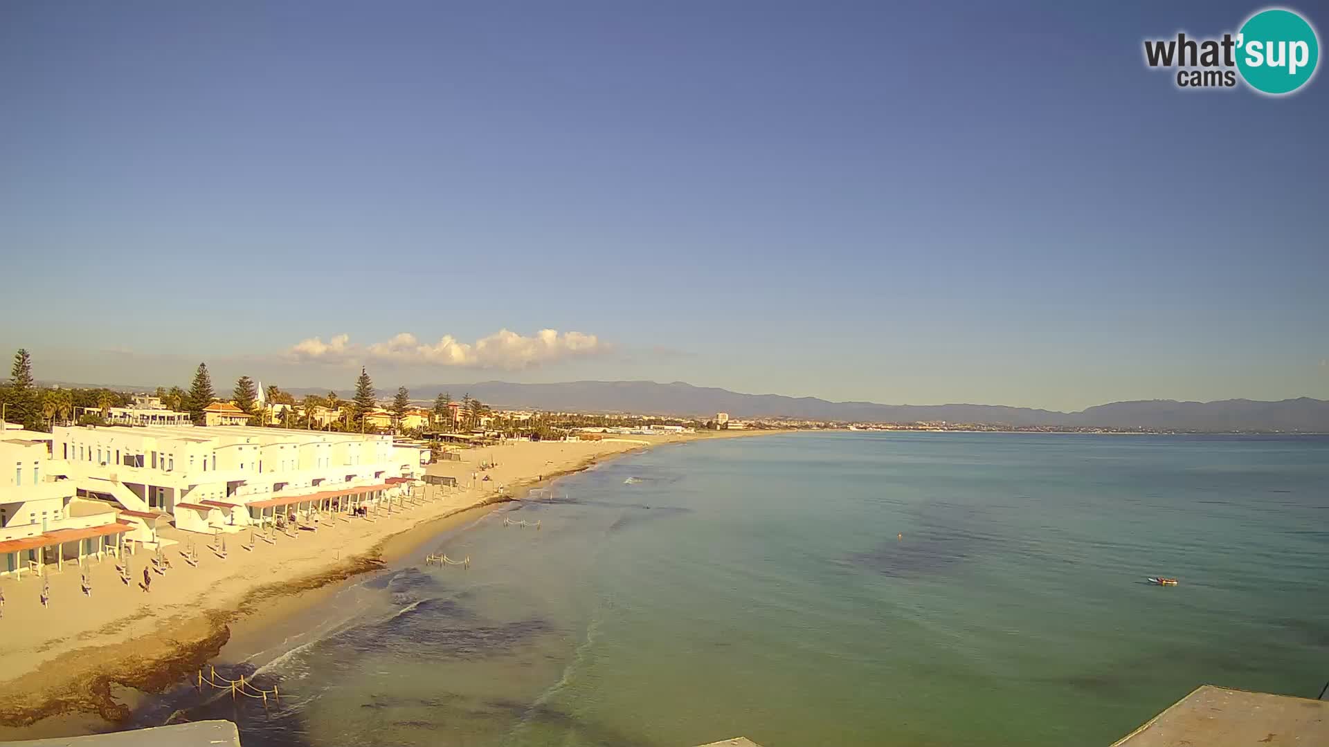 Live Webcam Gulf of Cagliari – Poetto beach – Sardinia