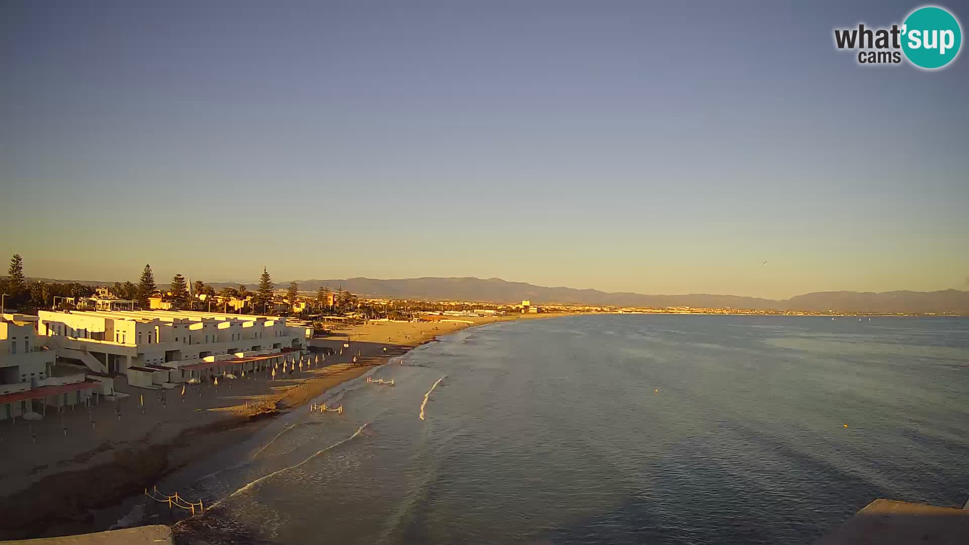 Live Webcam Golfo di Cagliari – Spiaggia del Poetto – Sardegna