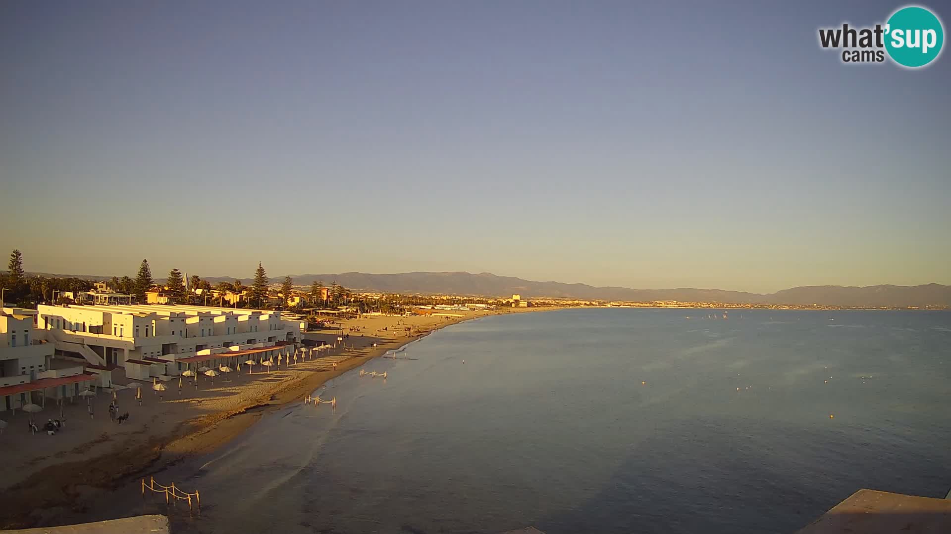 Live Webcam Gulf of Cagliari – Poetto beach – Sardinia