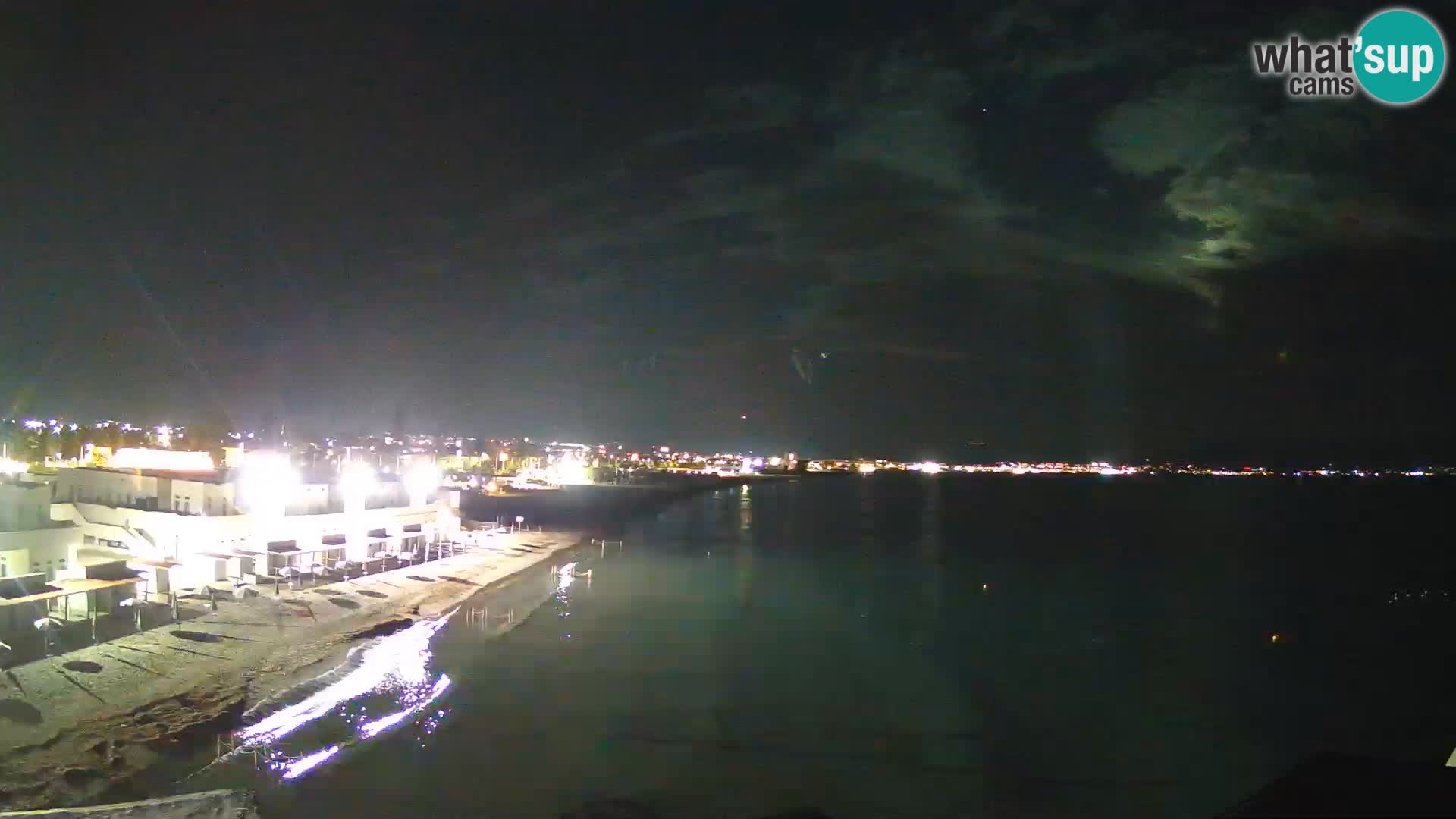 Camera en vivo Golfo de Cagliari – Playa del Poetto – Cerdeña