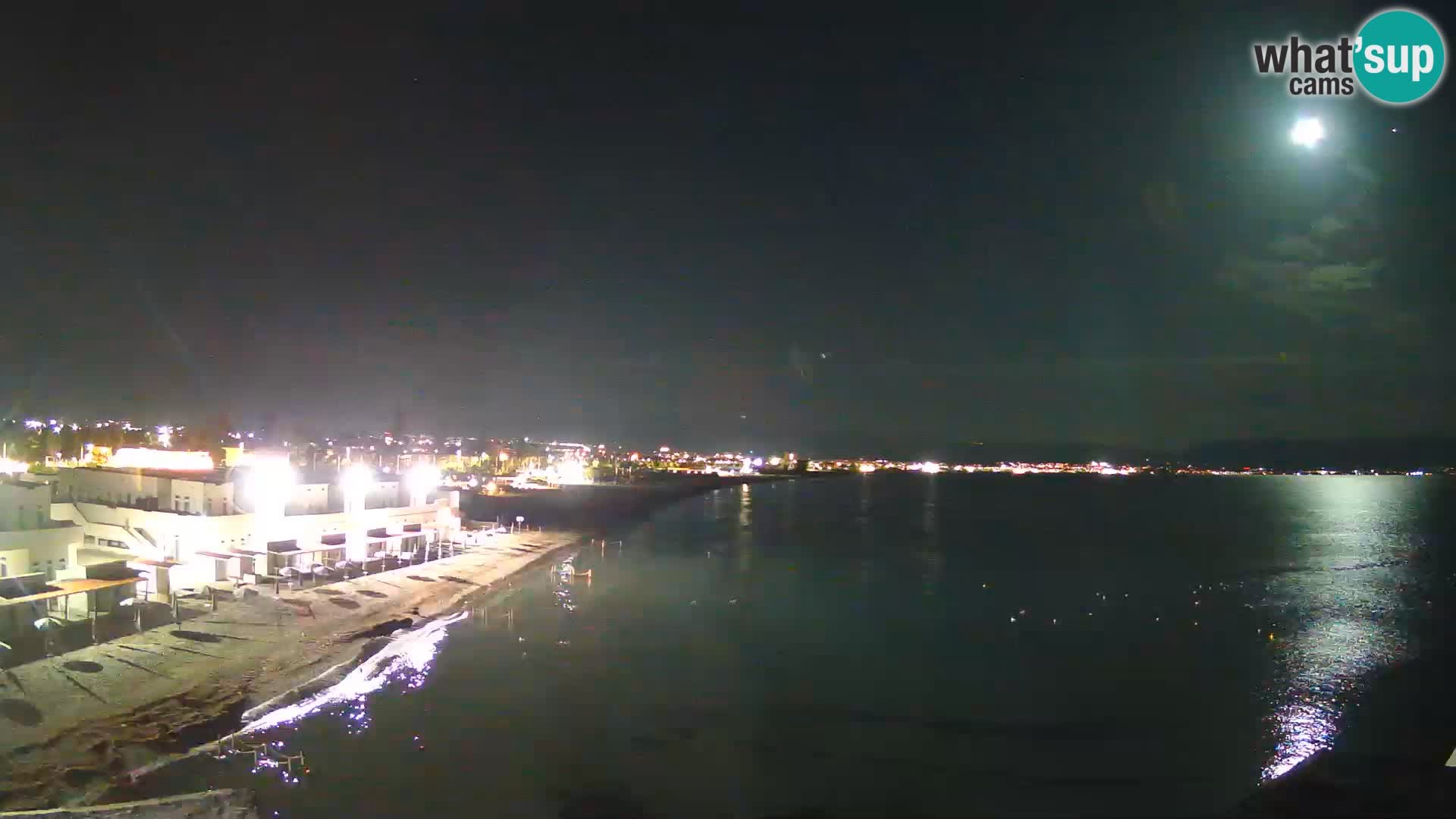 Camera en vivo Golfo de Cagliari – Playa del Poetto – Cerdeña