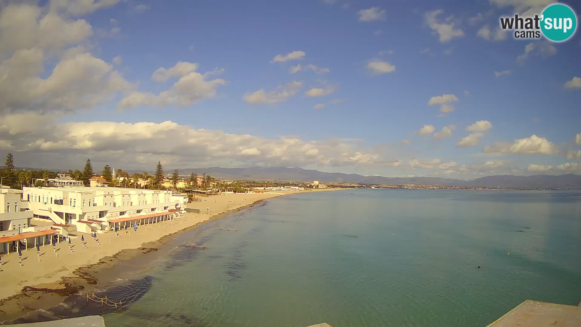 Live Webcam Golfo di Cagliari – Spiaggia del Poetto – Sardegna