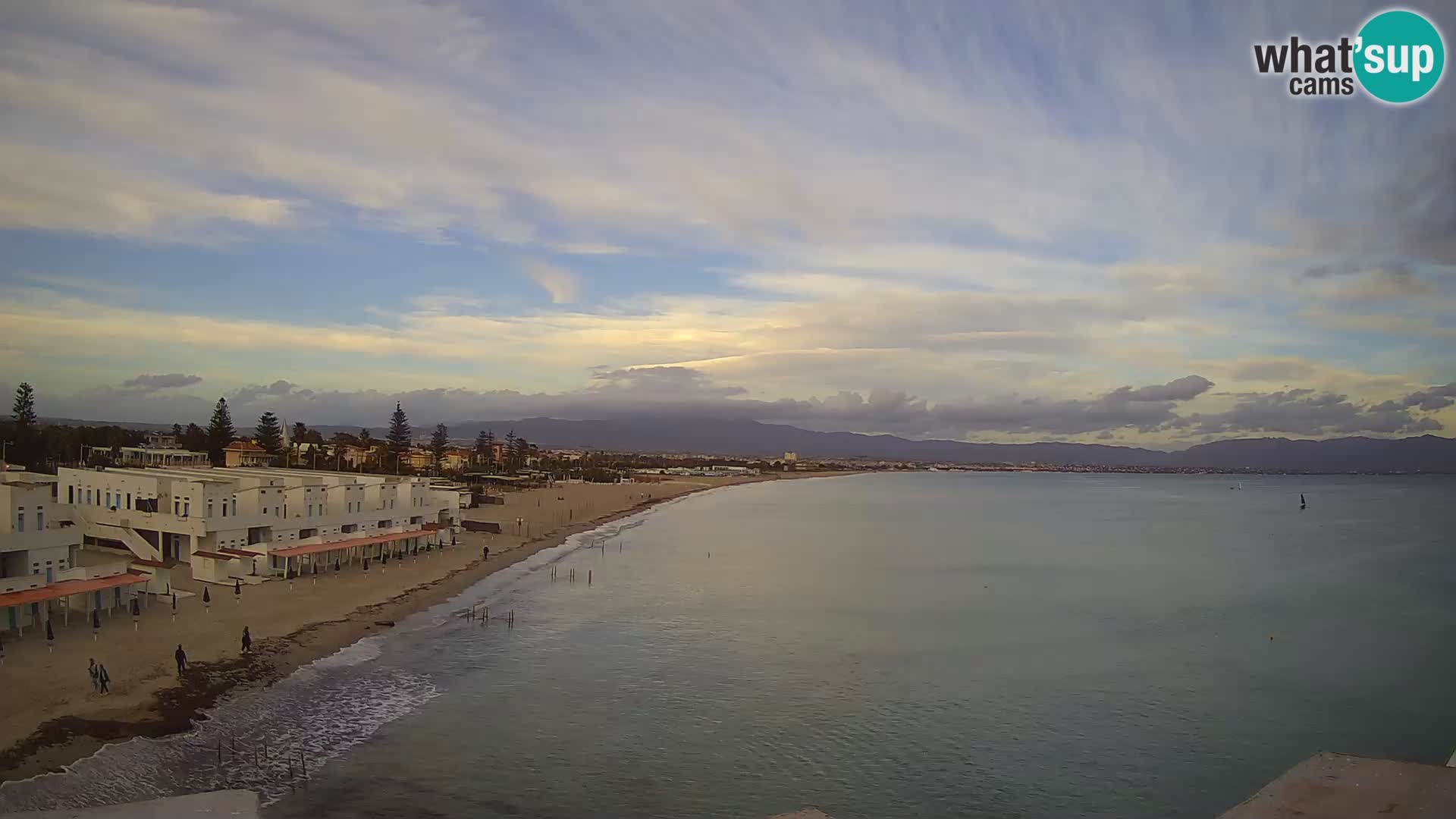 Live Webcam Golf von Cagliari – Strand Poetto – Sardinien