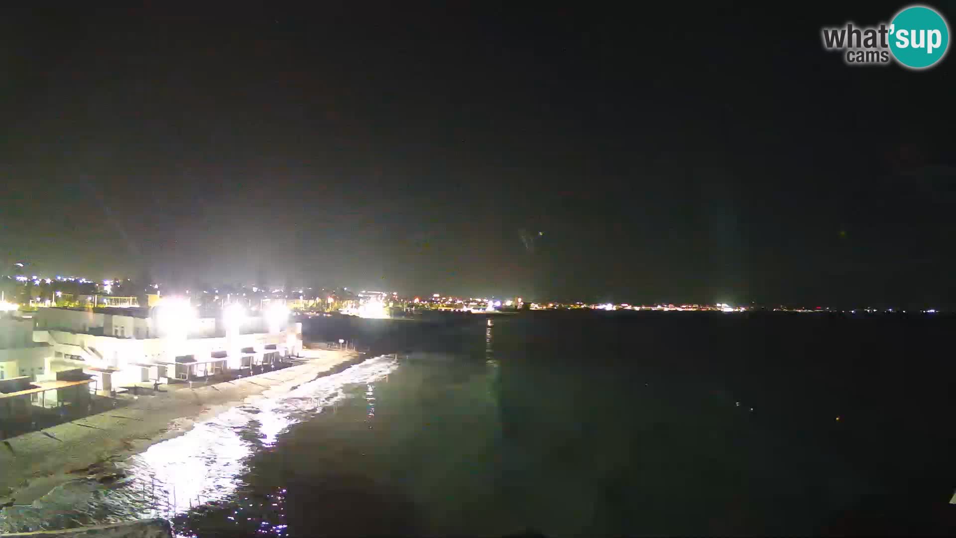 Camera en vivo Golfo de Cagliari – Playa del Poetto – Cerdeña