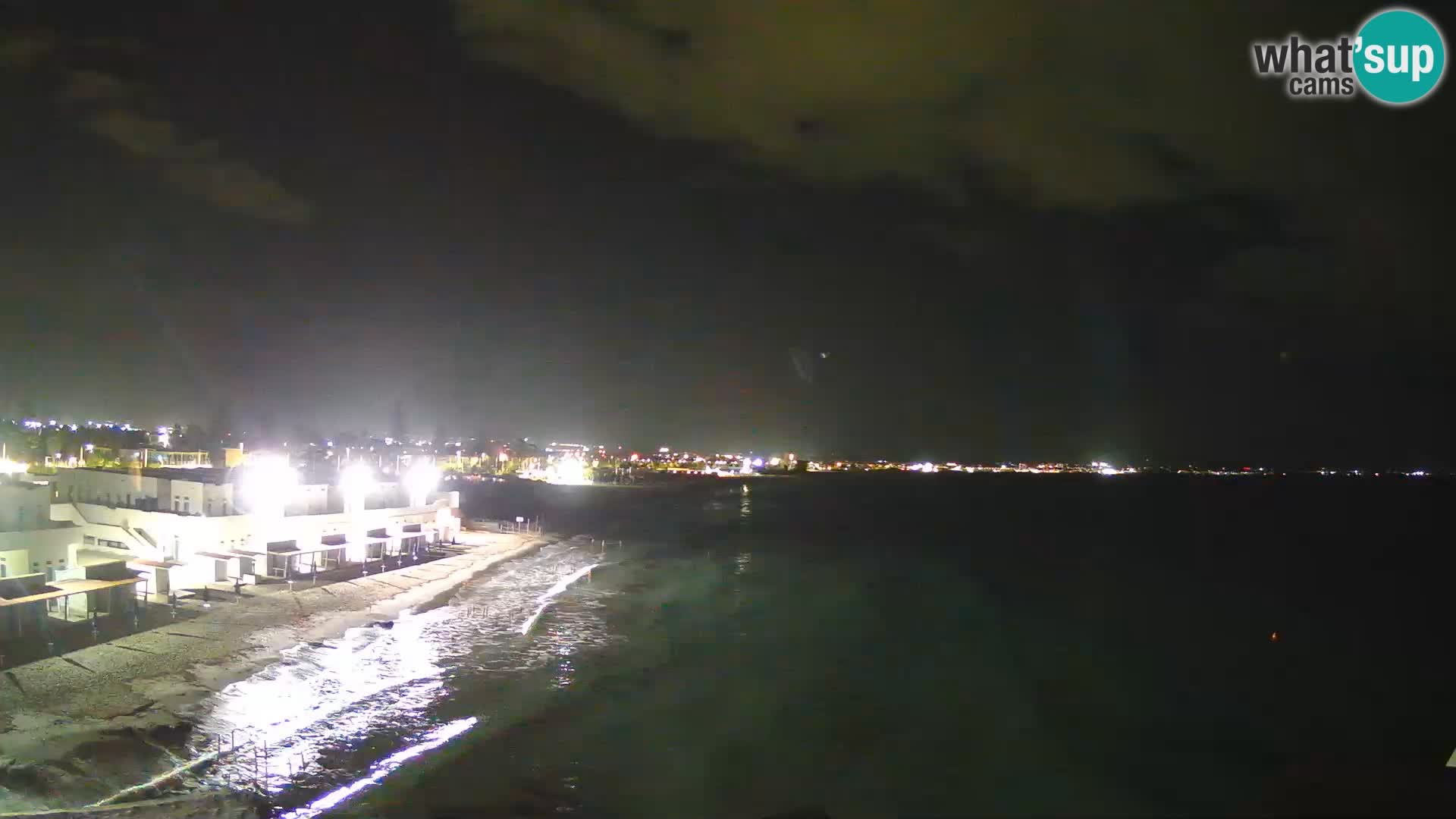 Camera en vivo Golfo de Cagliari – Playa del Poetto – Cerdeña