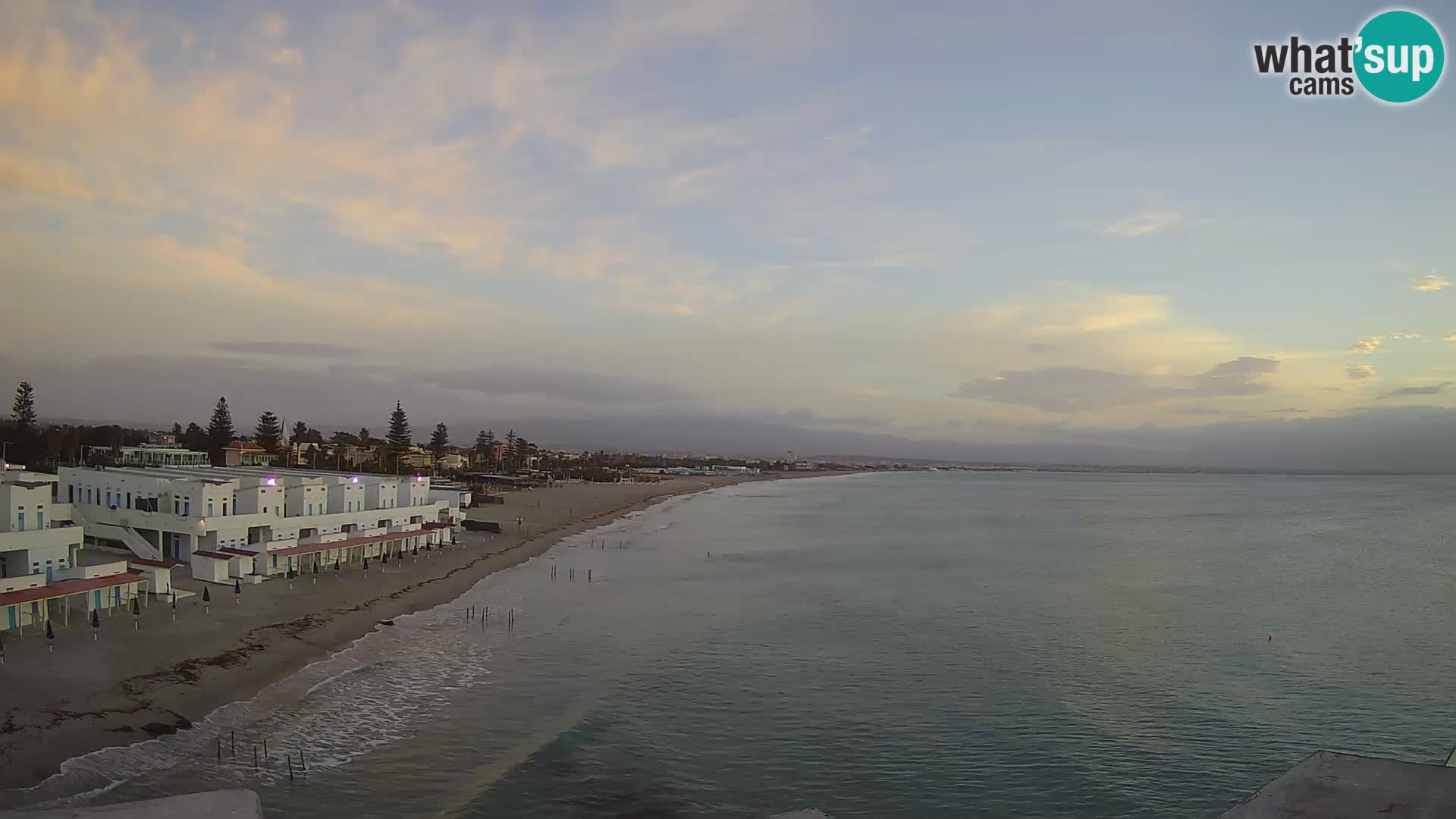 Camera en vivo Golfo de Cagliari – Playa del Poetto – Cerdeña