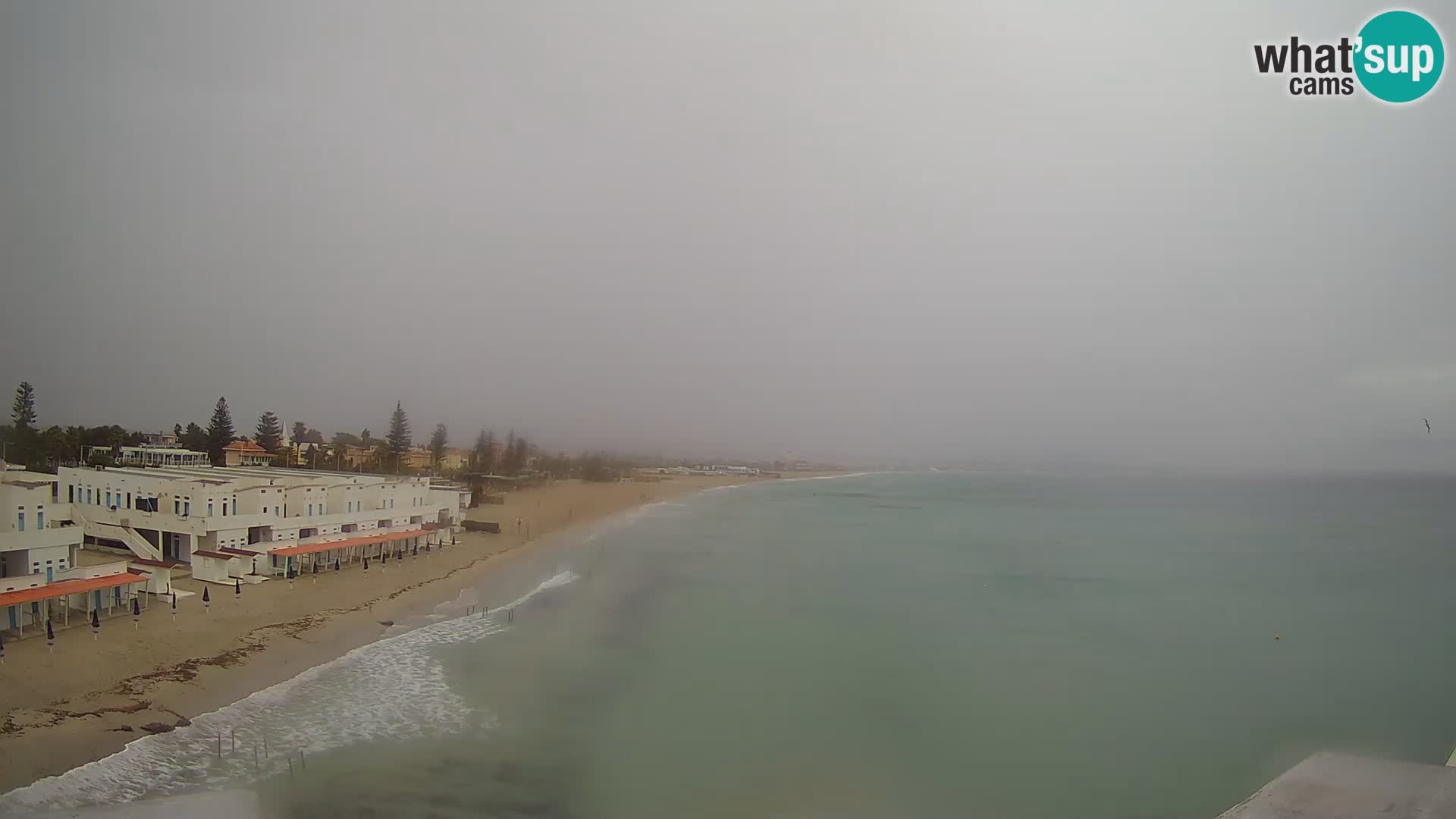 Camera en vivo Golfo de Cagliari – Playa del Poetto – Cerdeña