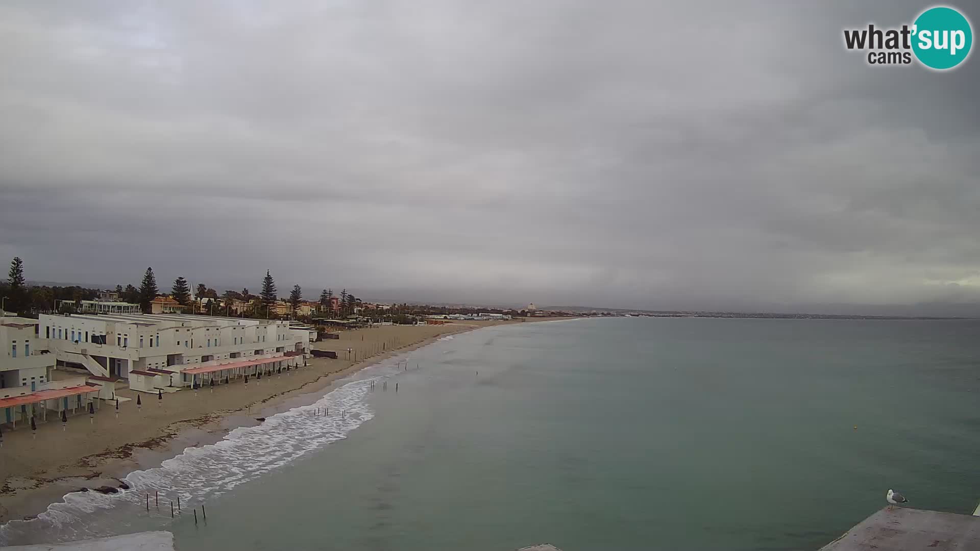 Web kamera uživo Cagliarski zaljev – plaža Poetto – Sardinija