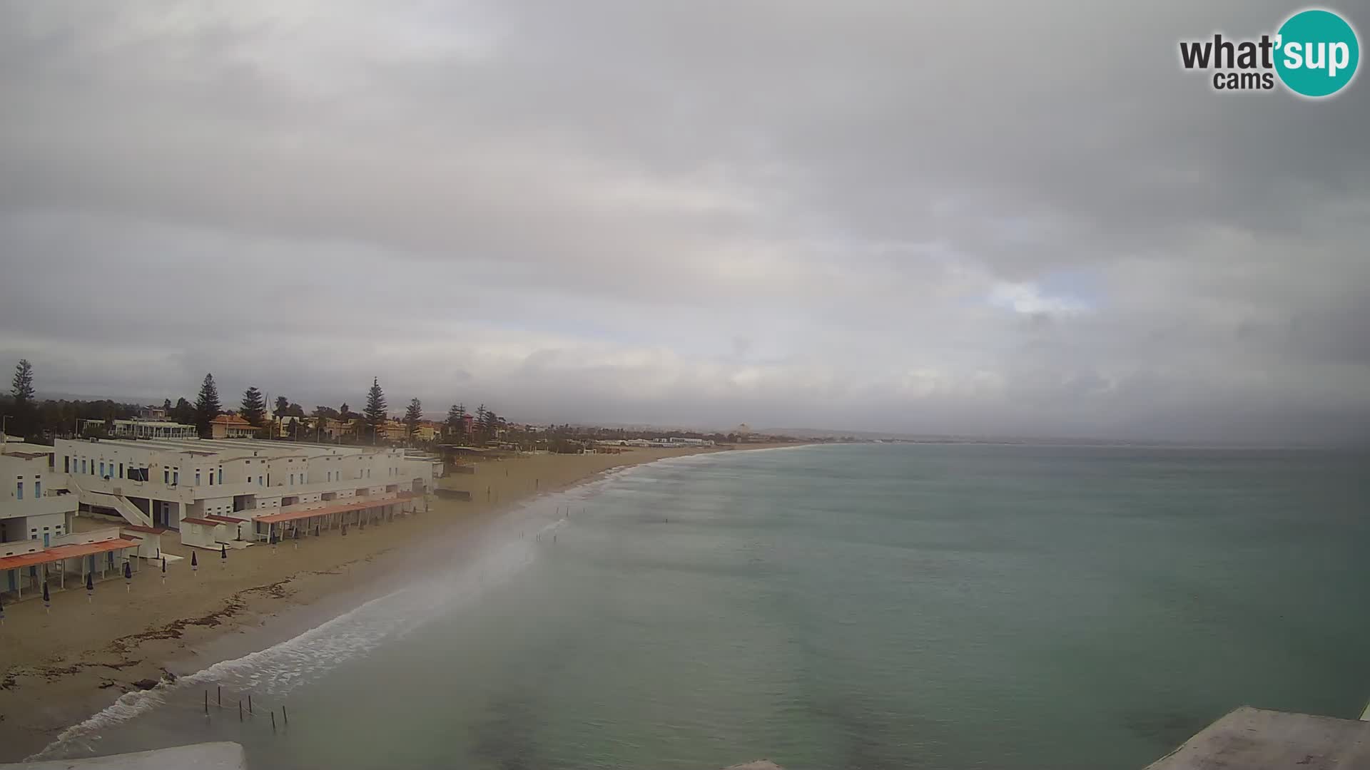 Camera en vivo Golfo de Cagliari – Playa del Poetto – Cerdeña