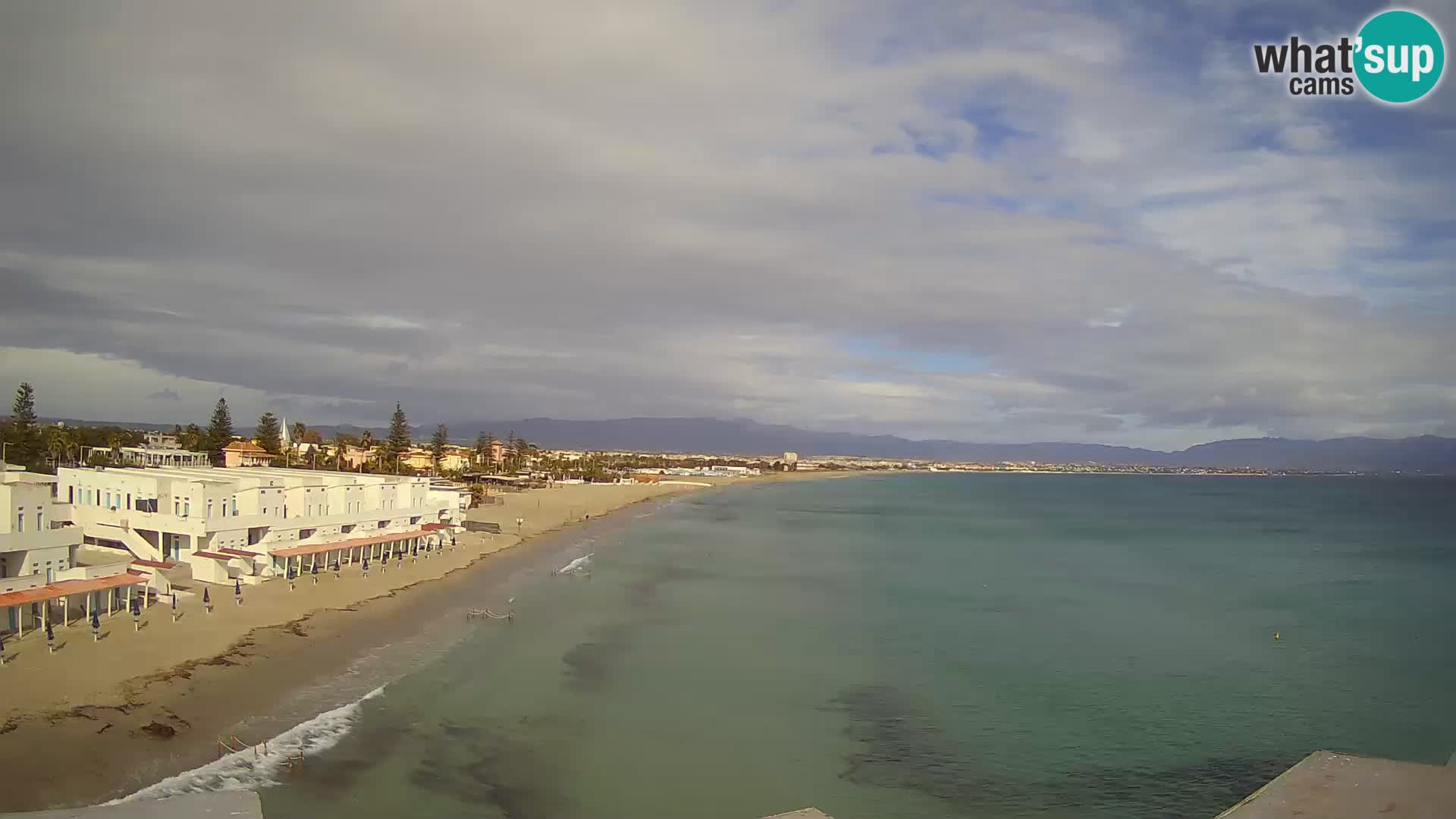 Live Webcam Golf von Cagliari – Strand Poetto – Sardinien