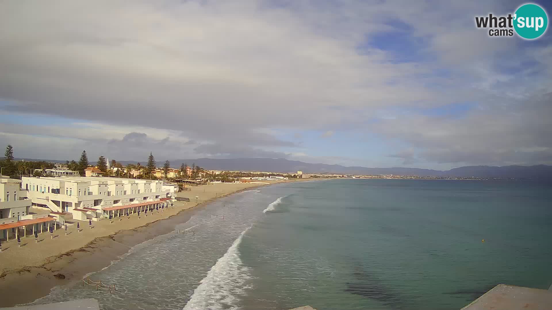 Live Webcam Golfo di Cagliari – Spiaggia del Poetto – Sardegna