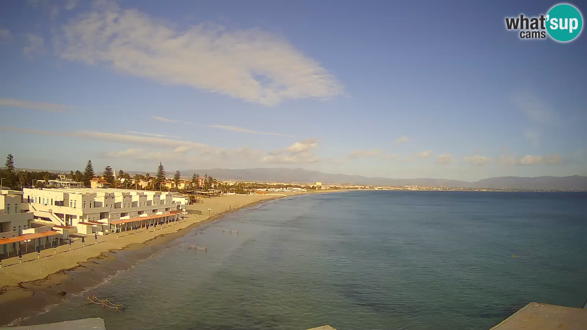 Live Webcam Golf von Cagliari – Strand Poetto – Sardinien