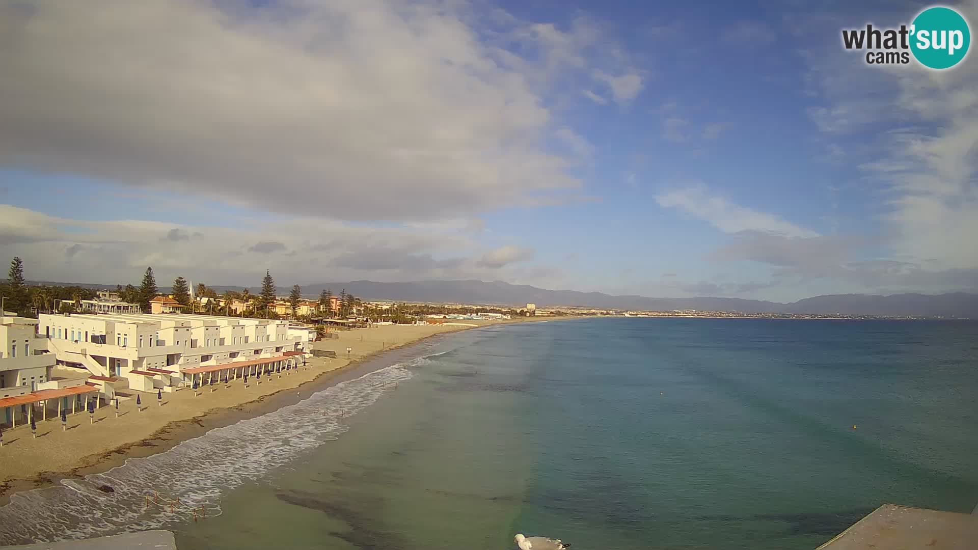 Live Webcam Golf von Cagliari – Strand Poetto – Sardinien