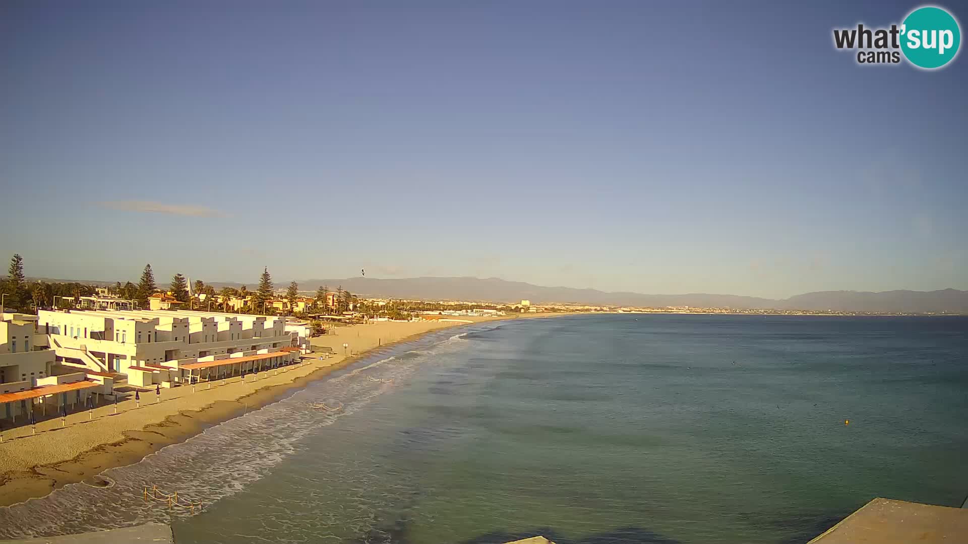 Live Webcam Golfo di Cagliari – Spiaggia del Poetto – Sardegna