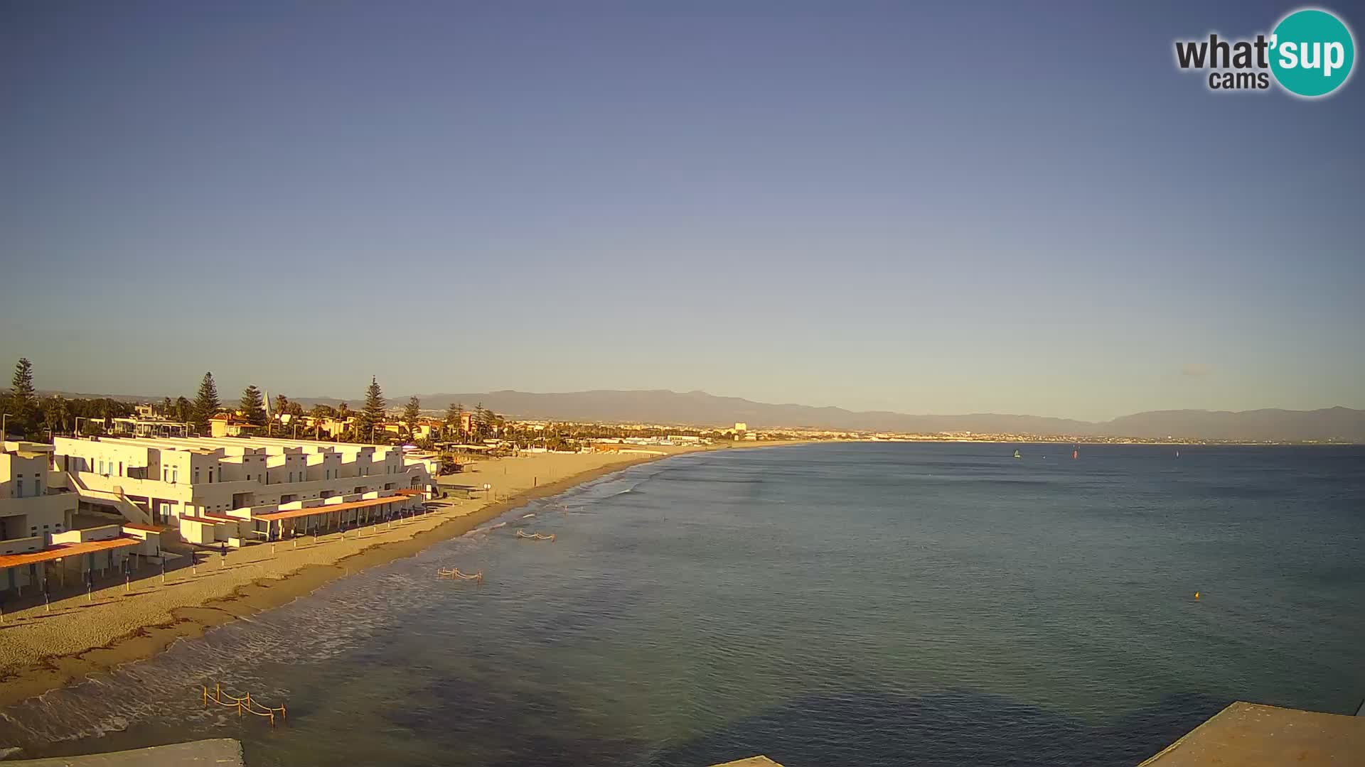 Live Webcam Golf von Cagliari – Strand Poetto – Sardinien