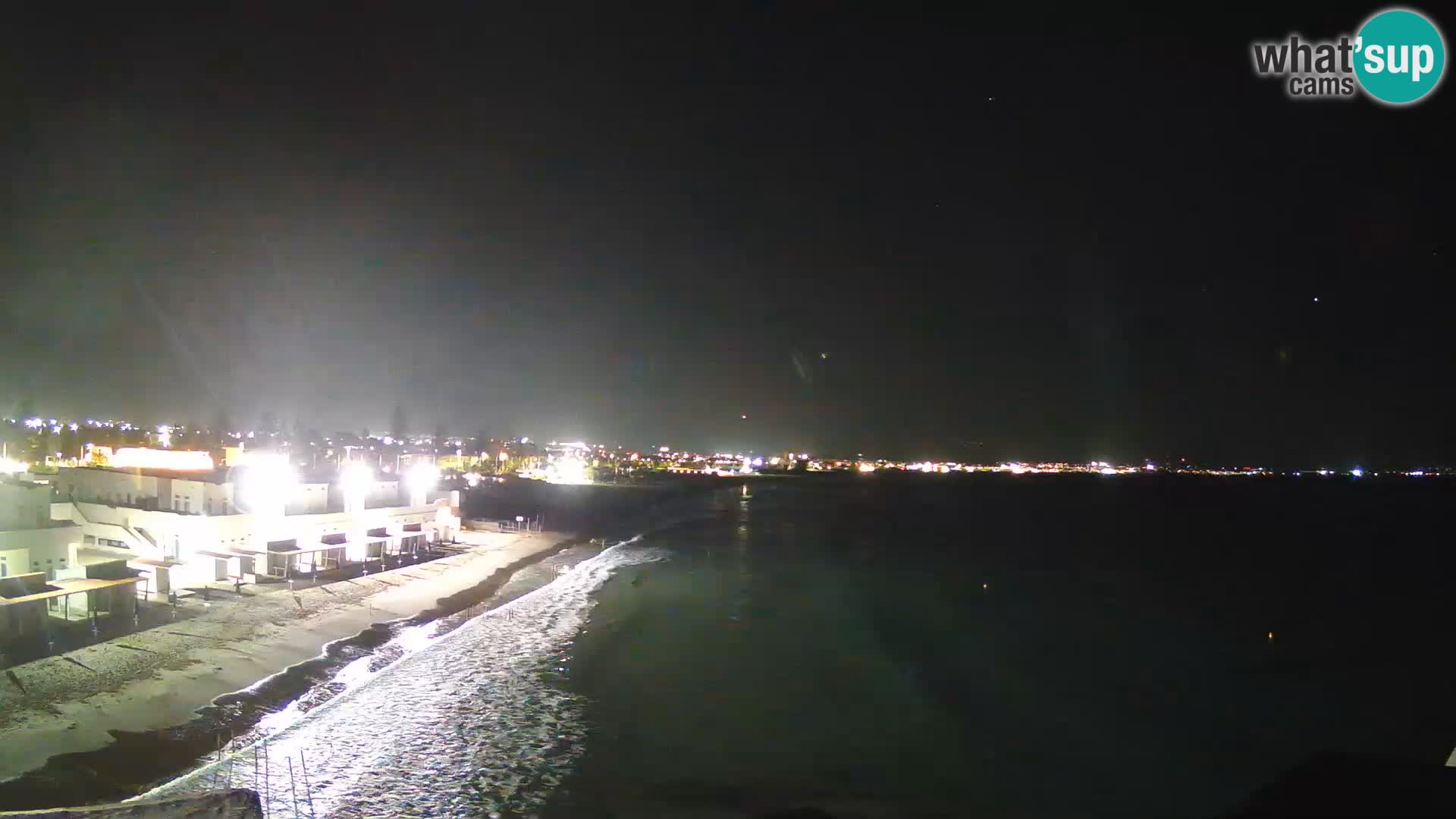 Live Webcam Golfo di Cagliari – Spiaggia del Poetto – Sardegna