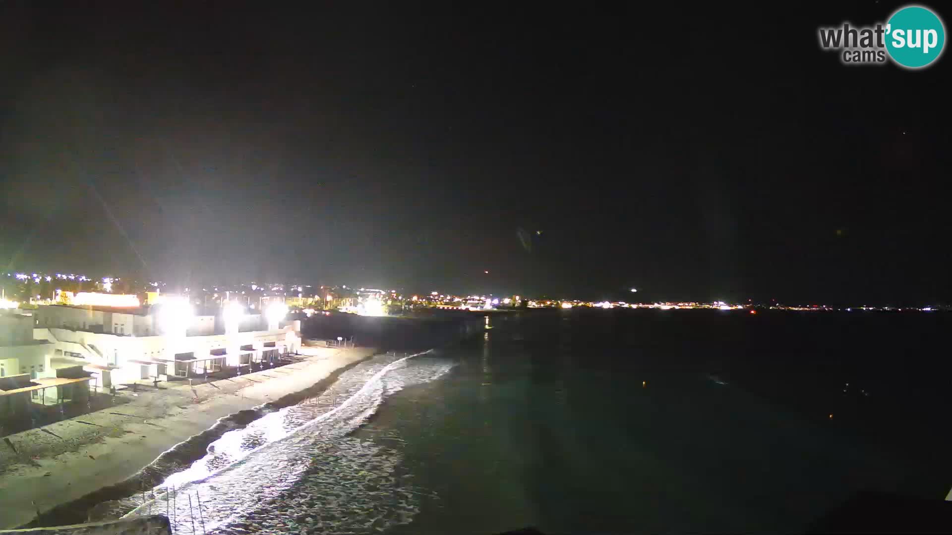 Camera en vivo Golfo de Cagliari – Playa del Poetto – Cerdeña