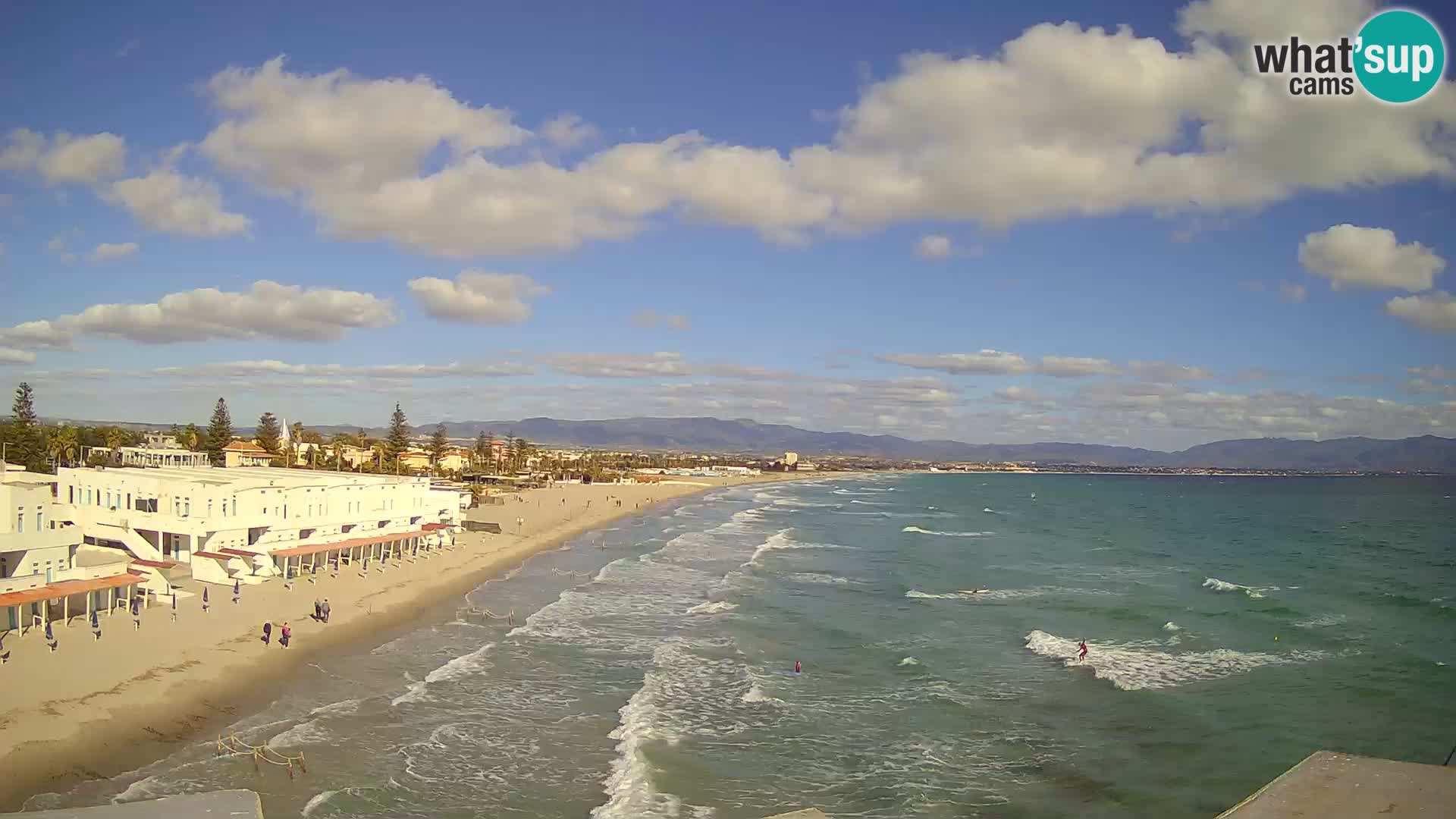 Live Webcam Golf von Cagliari – Strand Poetto – Sardinien