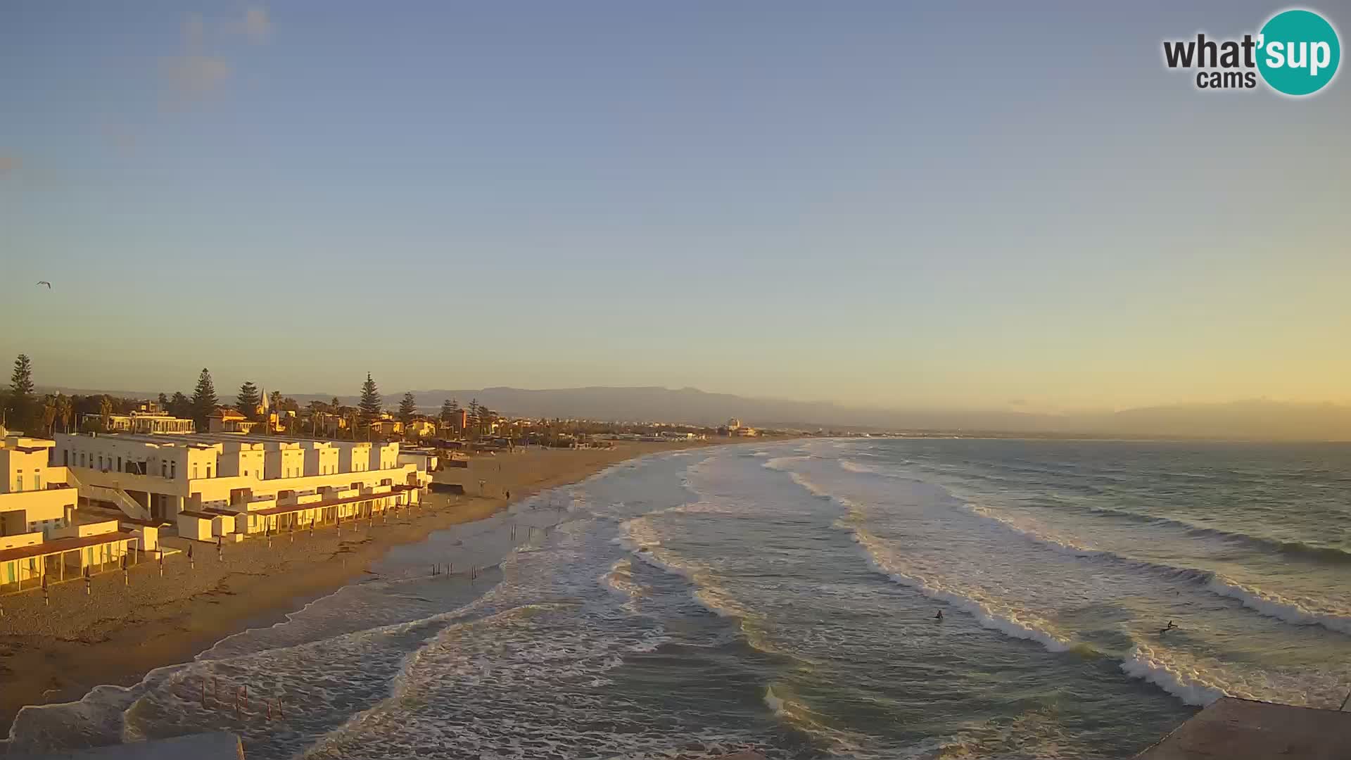 Live Webcam Golfo di Cagliari – Spiaggia del Poetto – Sardegna