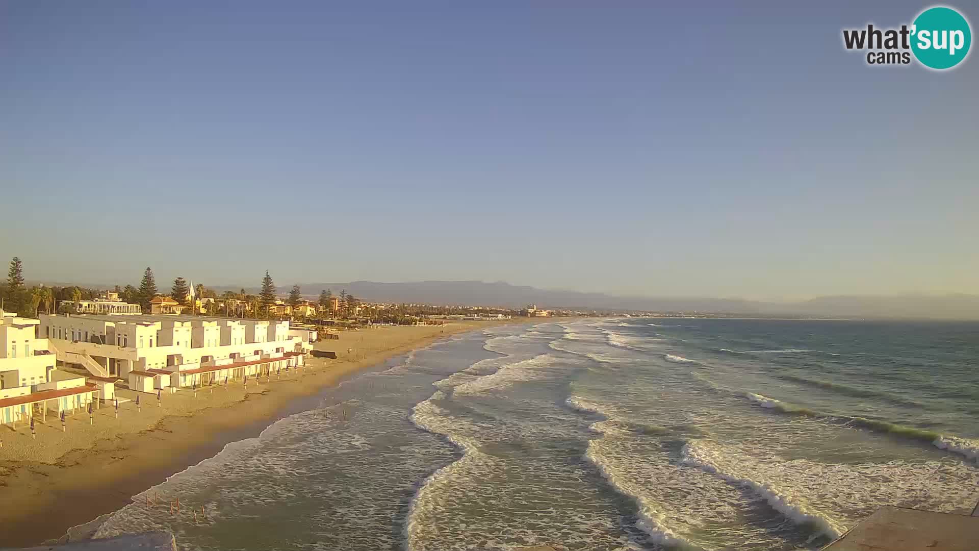 Live Webcam Golfo di Cagliari – Spiaggia del Poetto – Sardegna