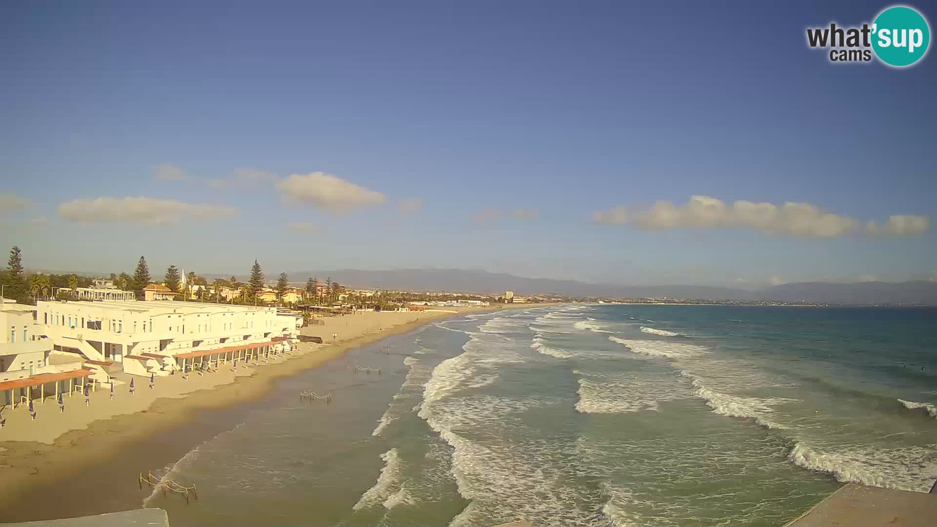 Live Webcam Golfo di Cagliari – Spiaggia del Poetto – Sardegna