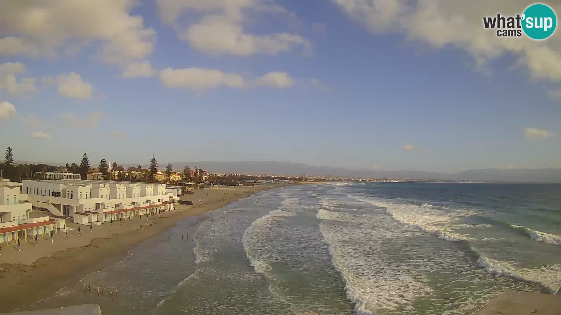 Live Webcam Golfo di Cagliari – Spiaggia del Poetto – Sardegna