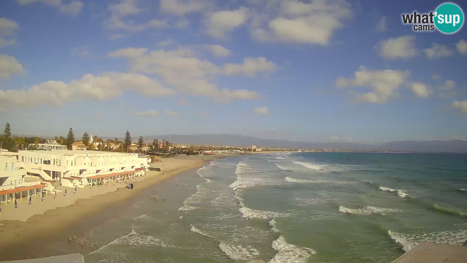 Live Webcam Golf von Cagliari – Strand Poetto – Sardinien