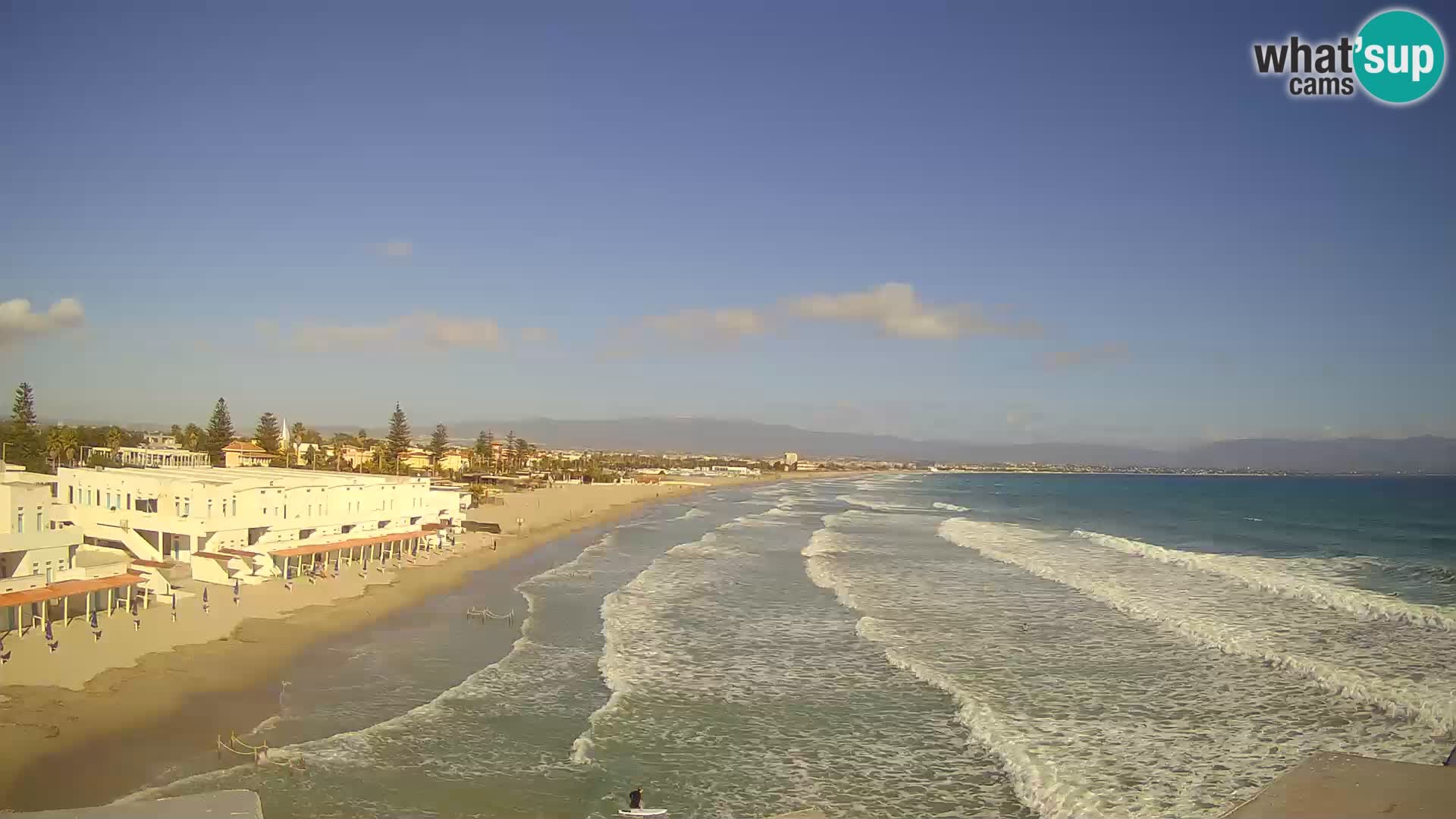 Live Webcam Golfo di Cagliari – Spiaggia del Poetto – Sardegna