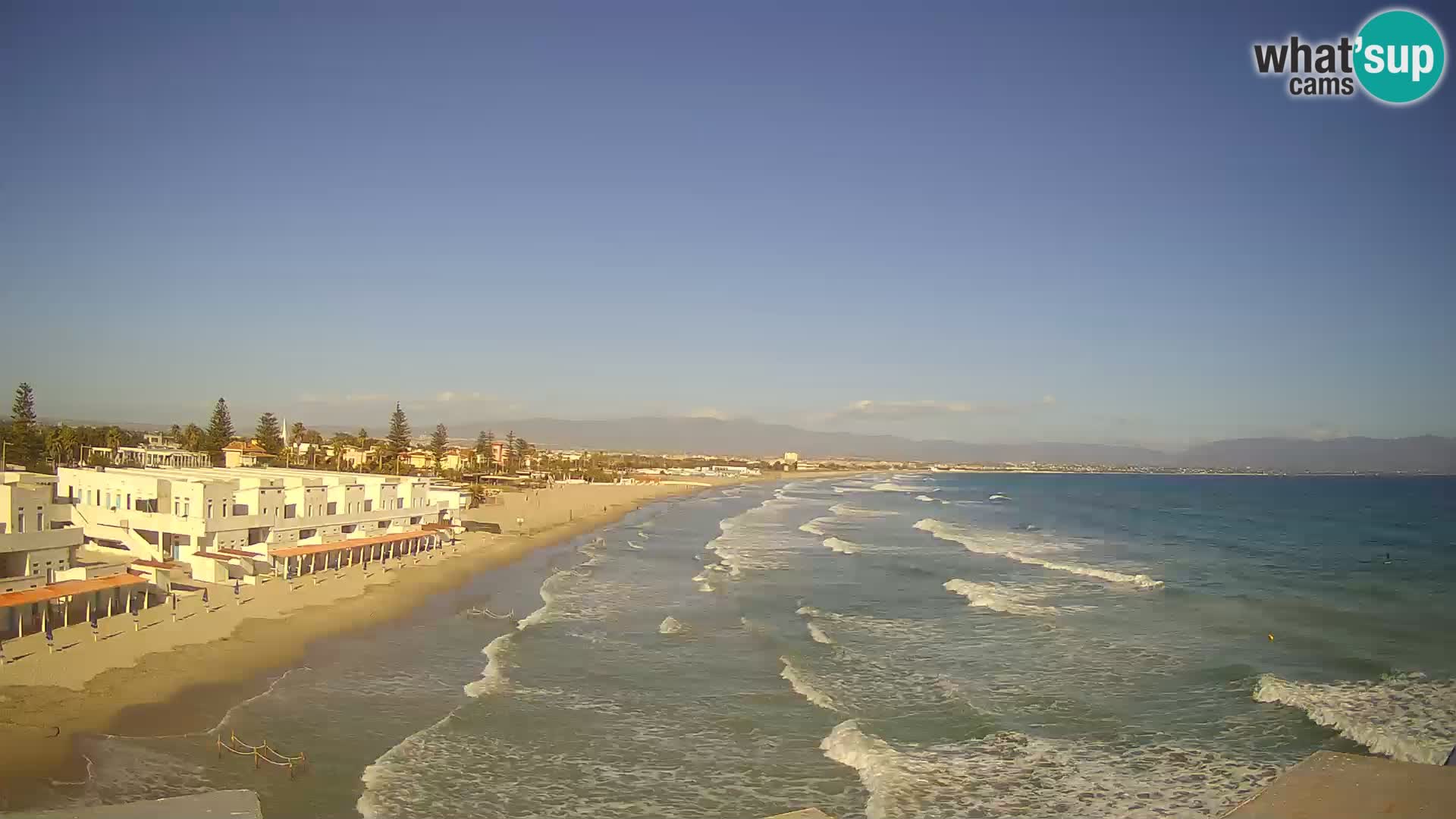 Live Webcam Golfo di Cagliari – Spiaggia del Poetto – Sardegna