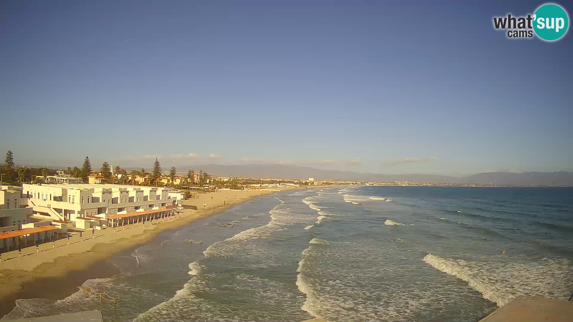 Live Webcam Golfo di Cagliari – Spiaggia del Poetto – Sardegna