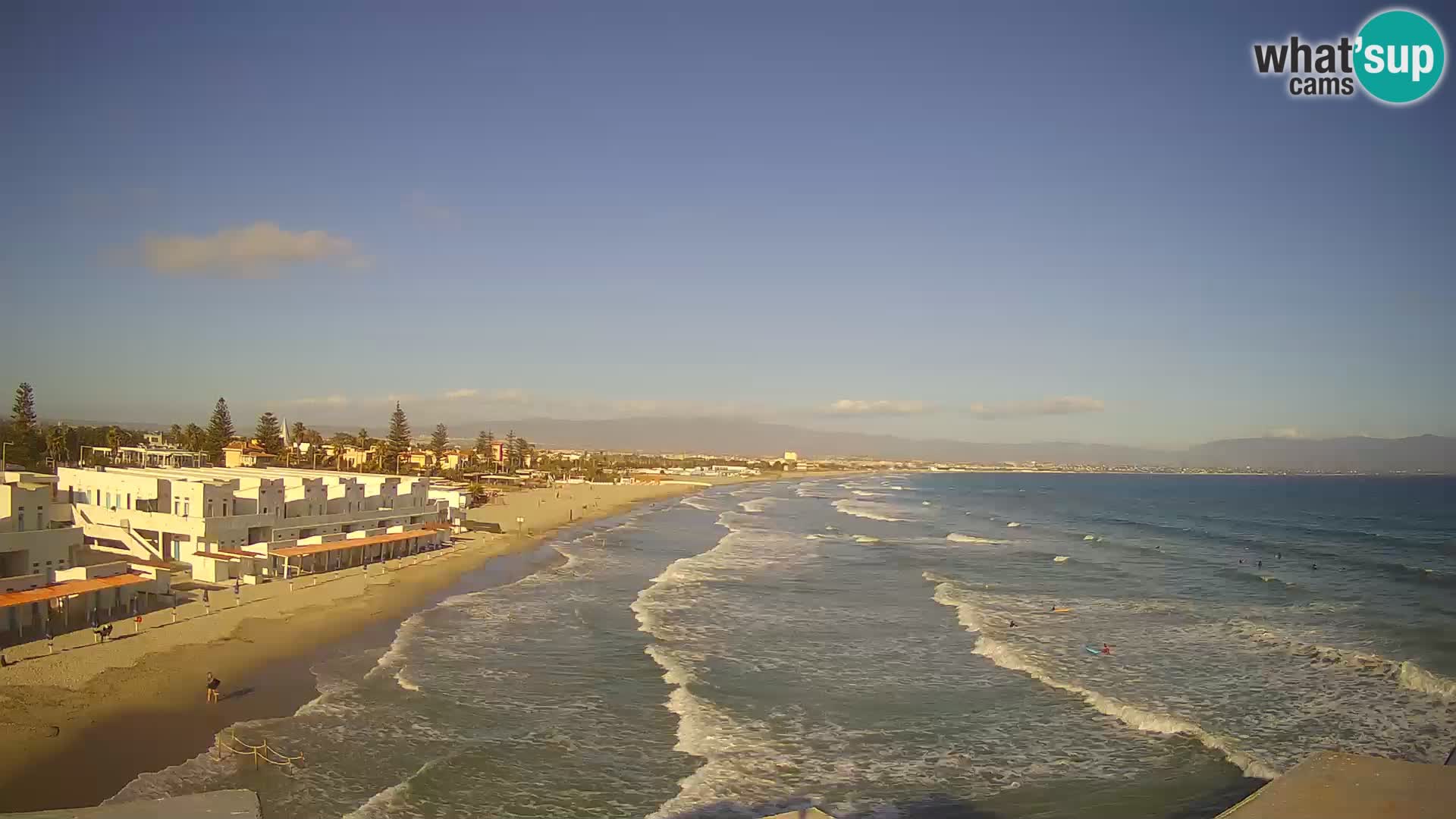 Live Webcam Golf von Cagliari – Strand Poetto – Sardinien