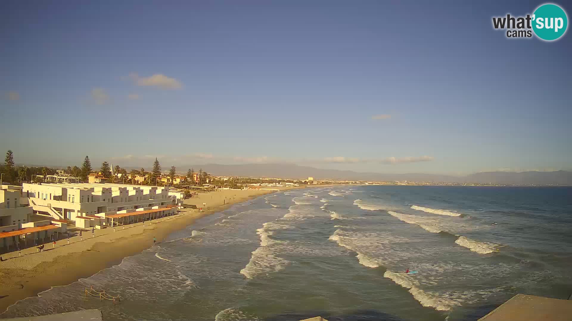 Live Webcam Golfo di Cagliari – Spiaggia del Poetto – Sardegna