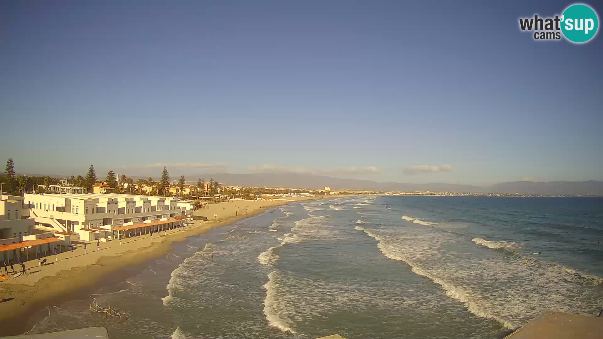 Live Webcam Golfo di Cagliari – Spiaggia del Poetto – Sardegna