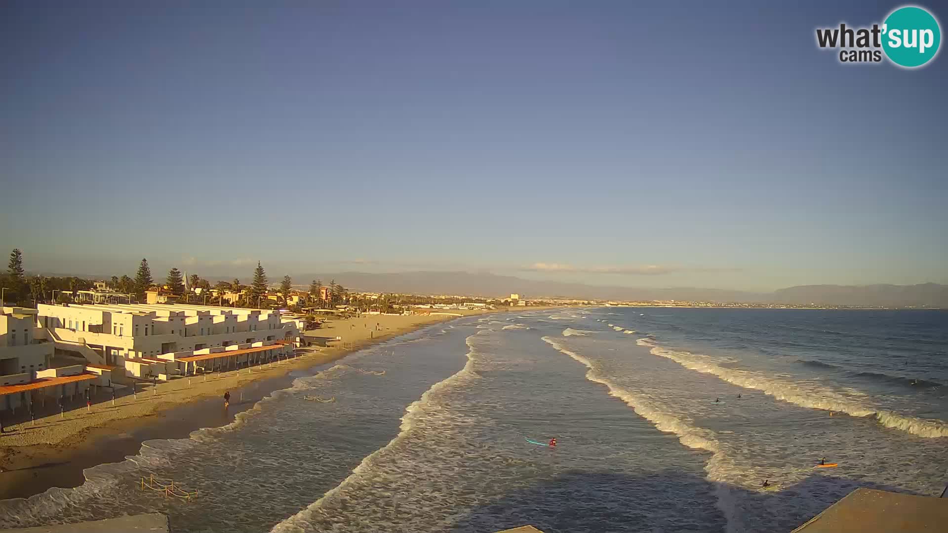 Live Webcam Golfo di Cagliari – Spiaggia del Poetto – Sardegna