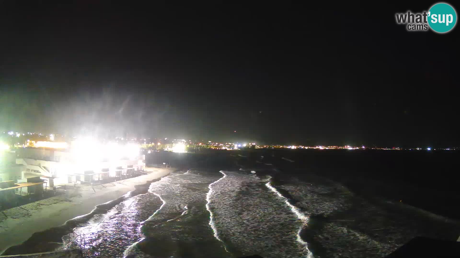 Camera en vivo Golfo de Cagliari – Playa del Poetto – Cerdeña