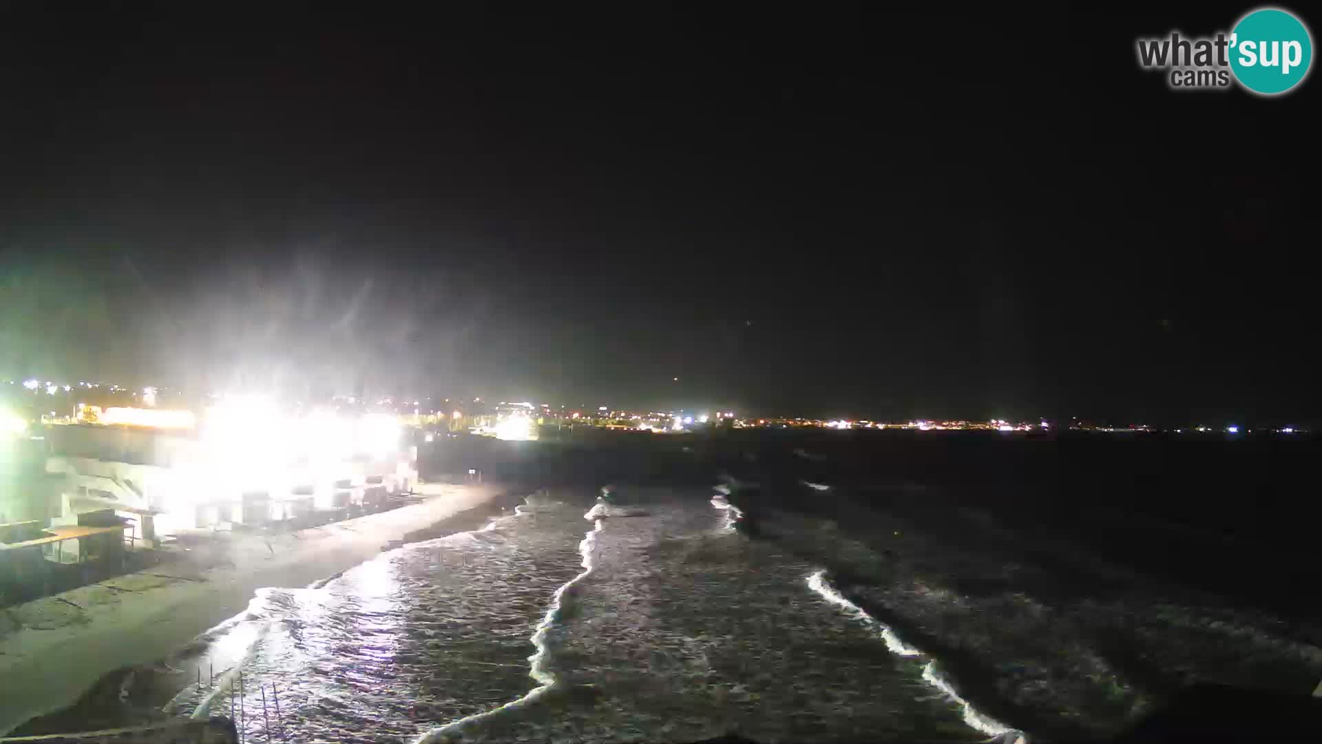 Camera en vivo Golfo de Cagliari – Playa del Poetto – Cerdeña