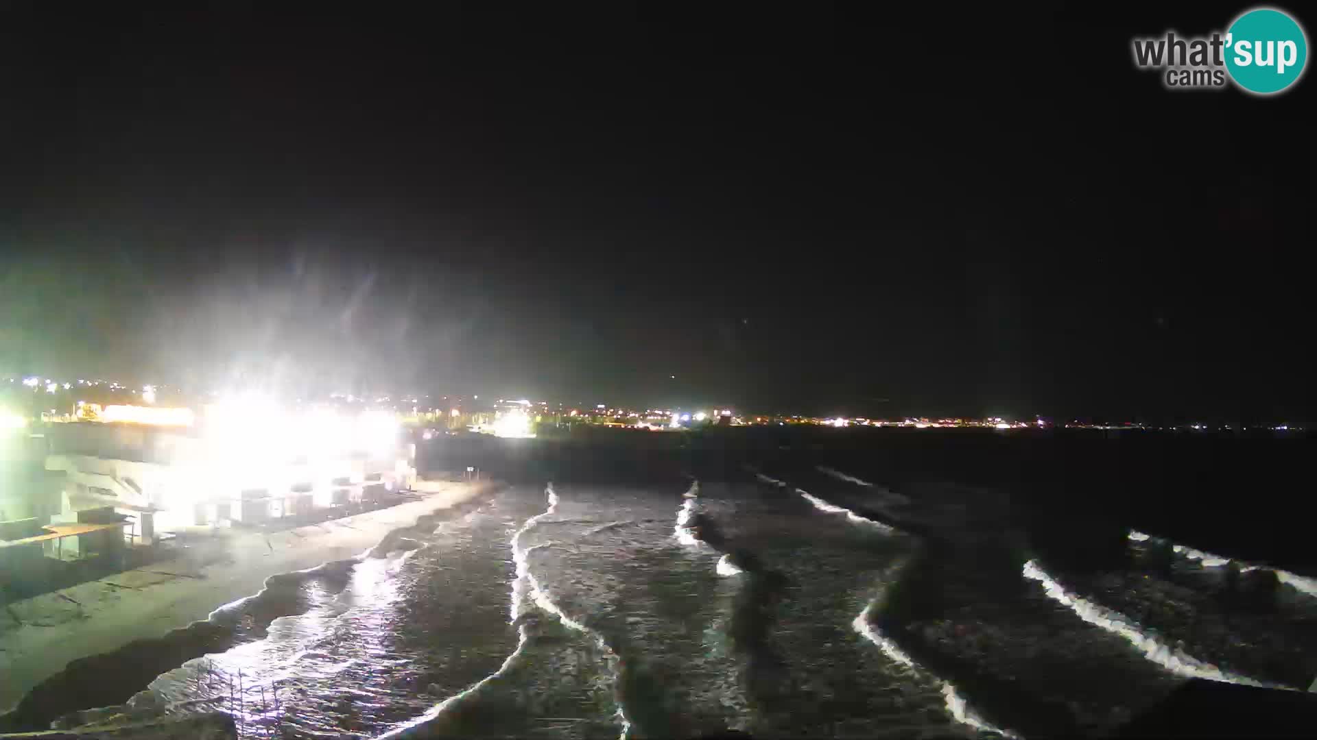 Camera en vivo Golfo de Cagliari – Playa del Poetto – Cerdeña