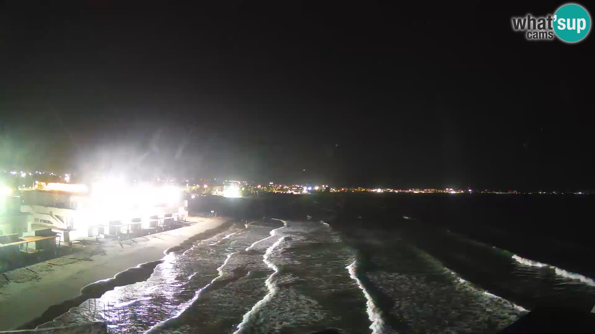 Camera en vivo Golfo de Cagliari – Playa del Poetto – Cerdeña