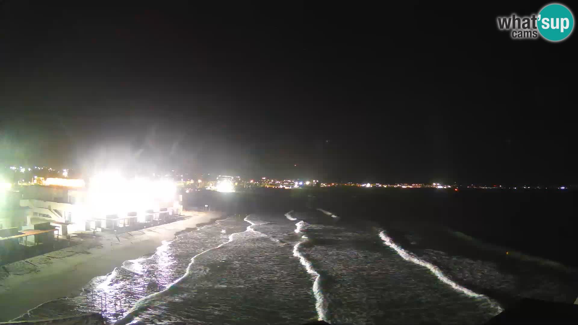 Camera en vivo Golfo de Cagliari – Playa del Poetto – Cerdeña