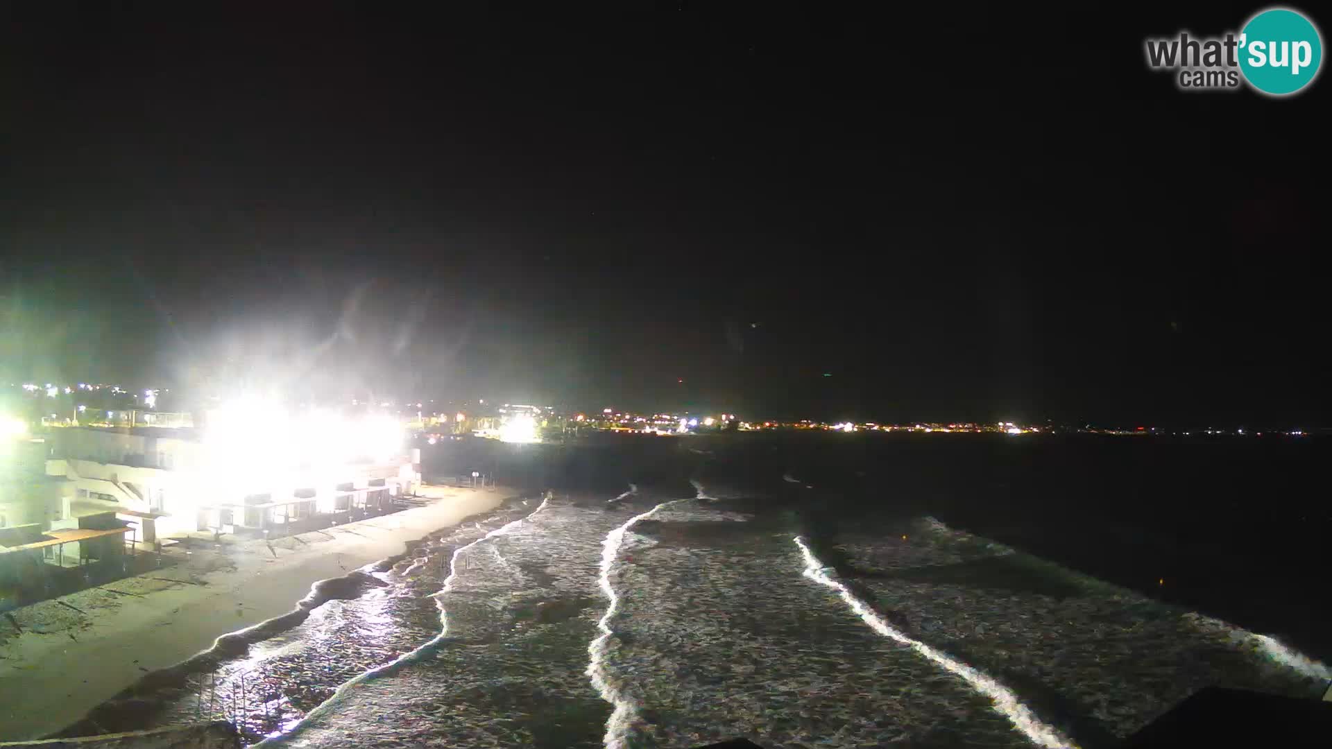 Camera en vivo Golfo de Cagliari – Playa del Poetto – Cerdeña