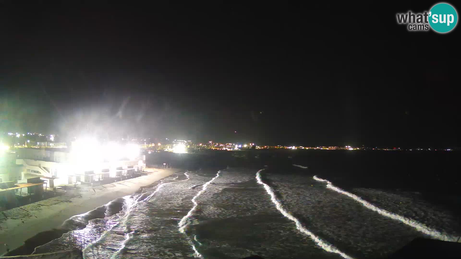 Camera en vivo Golfo de Cagliari – Playa del Poetto – Cerdeña