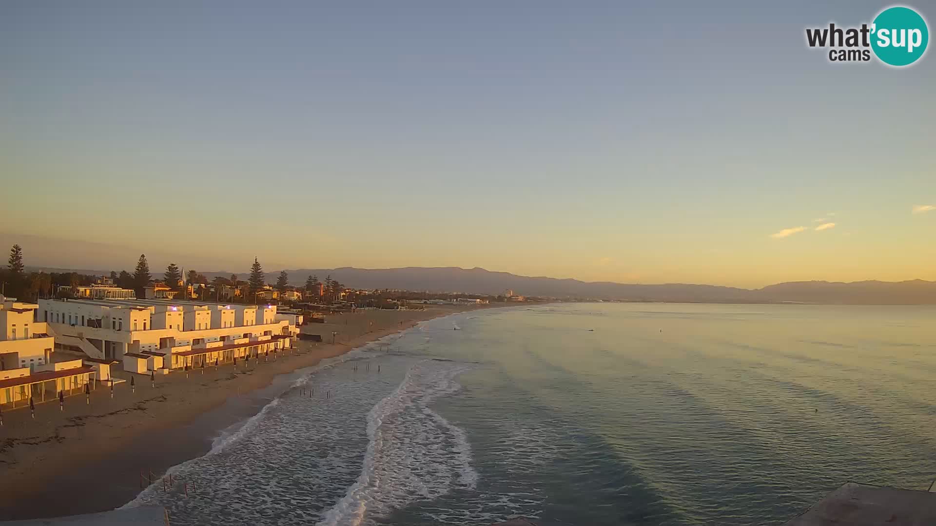 Live Webcam Golfo di Cagliari – Spiaggia del Poetto – Sardegna