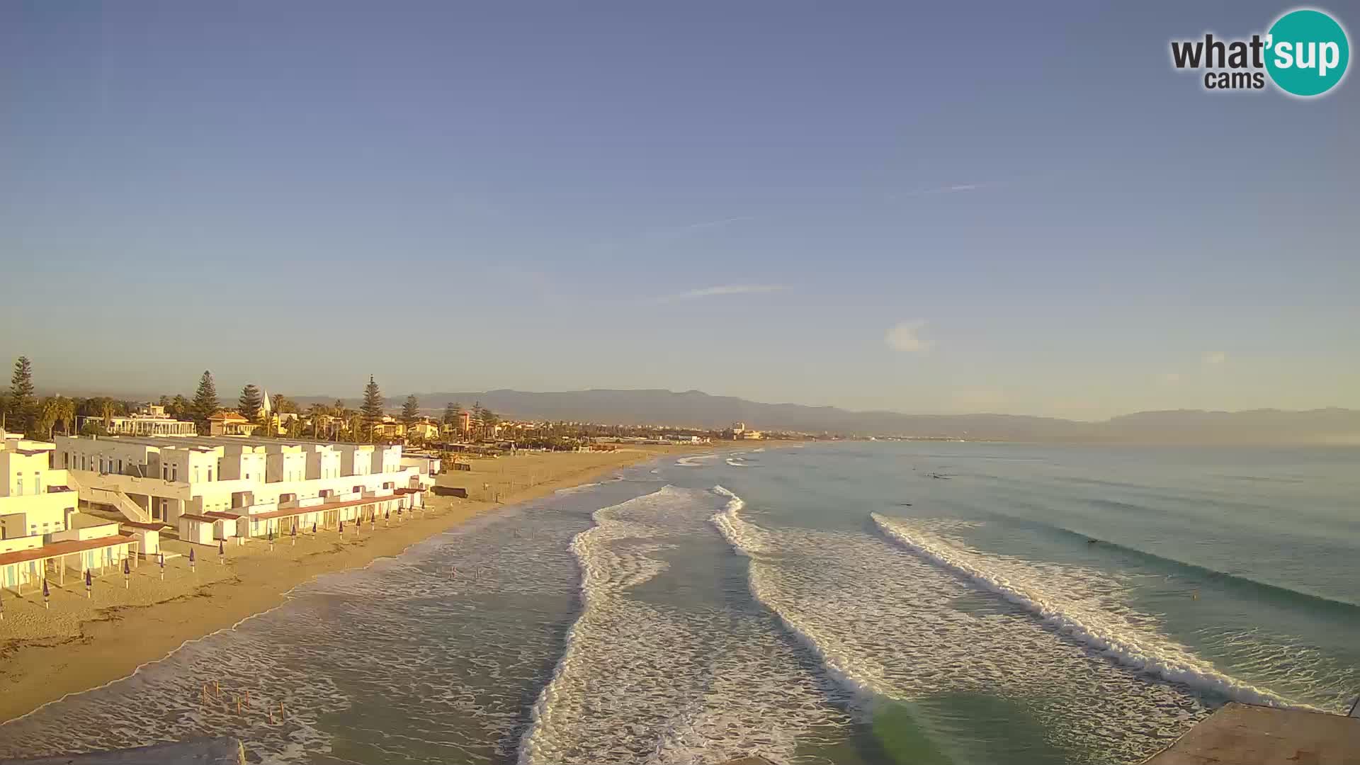 Live Webcam Golf von Cagliari – Strand Poetto – Sardinien