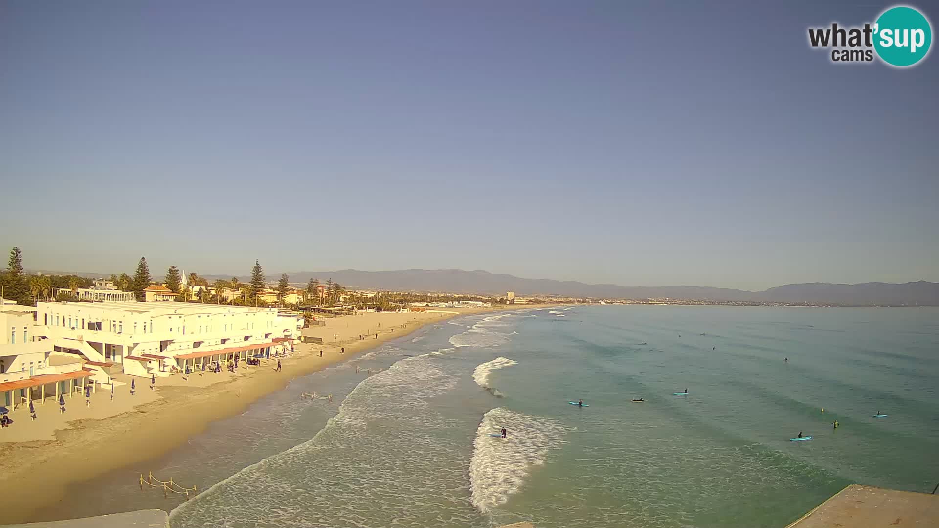 Live Webcam Golfo di Cagliari – Spiaggia del Poetto – Sardegna