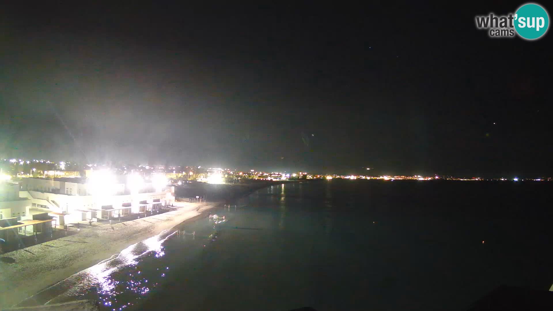 Camera en vivo Golfo de Cagliari – Playa del Poetto – Cerdeña