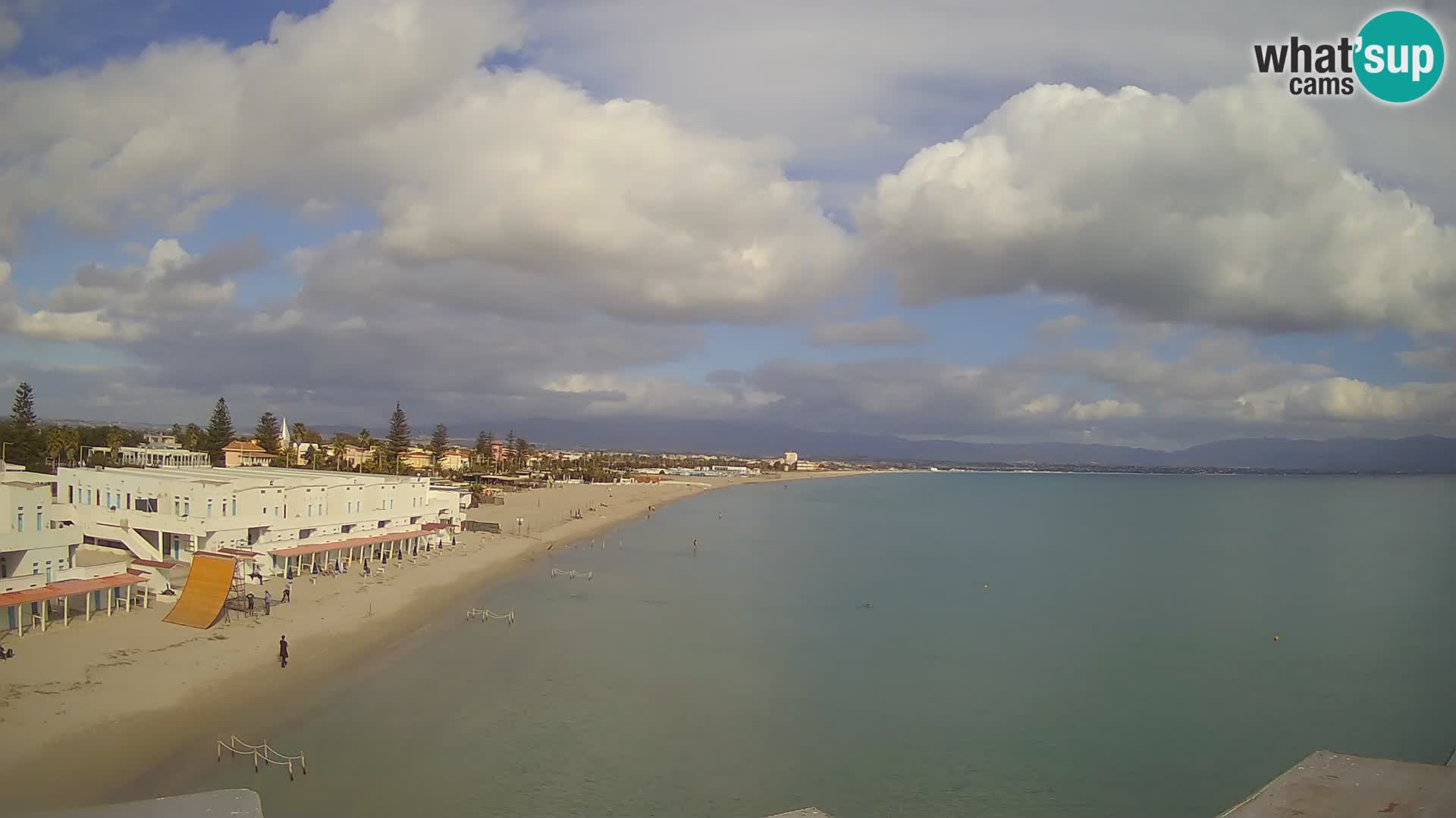 Live Webcam Golfo di Cagliari – Spiaggia del Poetto – Sardegna