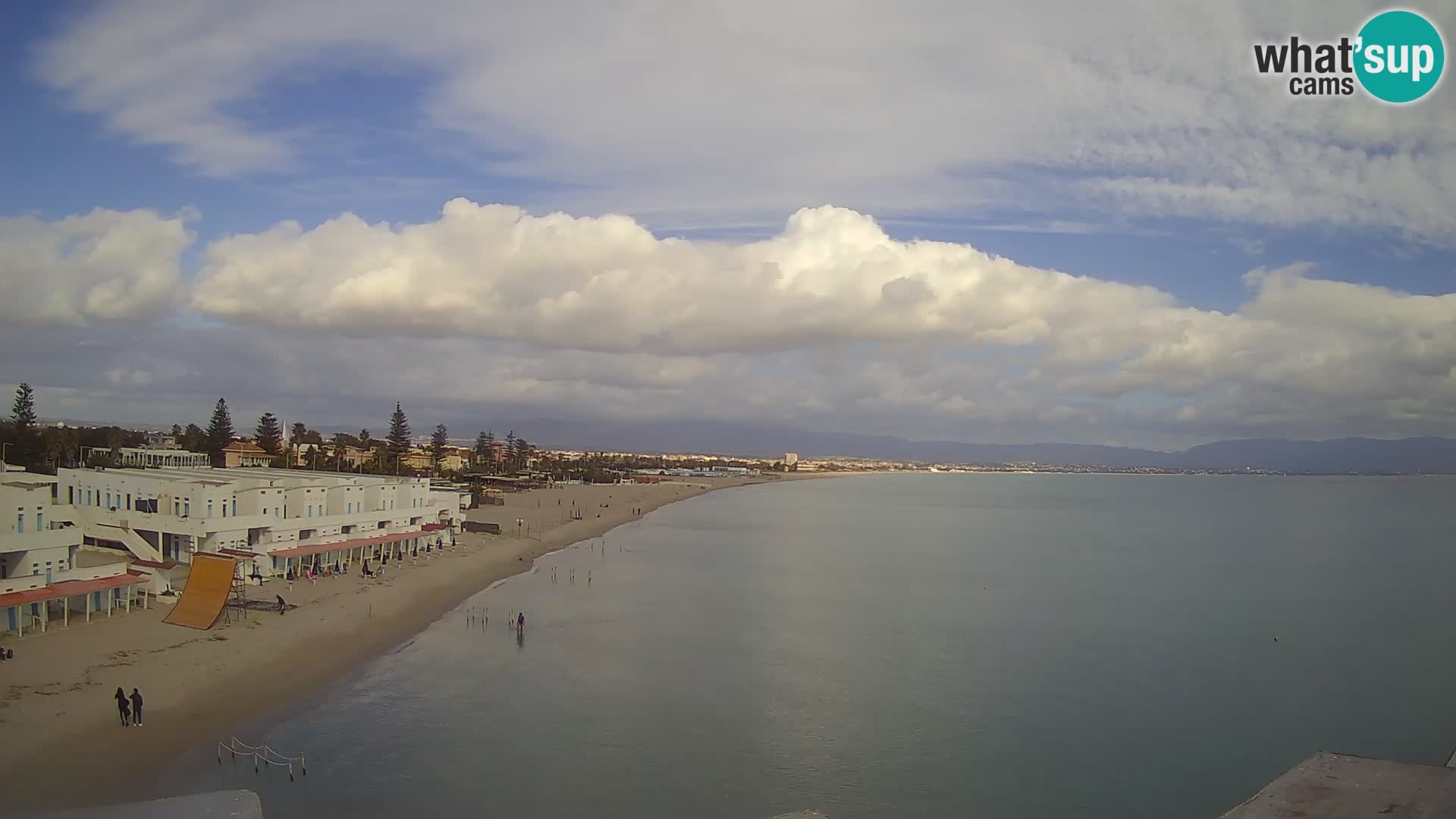 Live Webcam Golfo di Cagliari – Spiaggia del Poetto – Sardegna