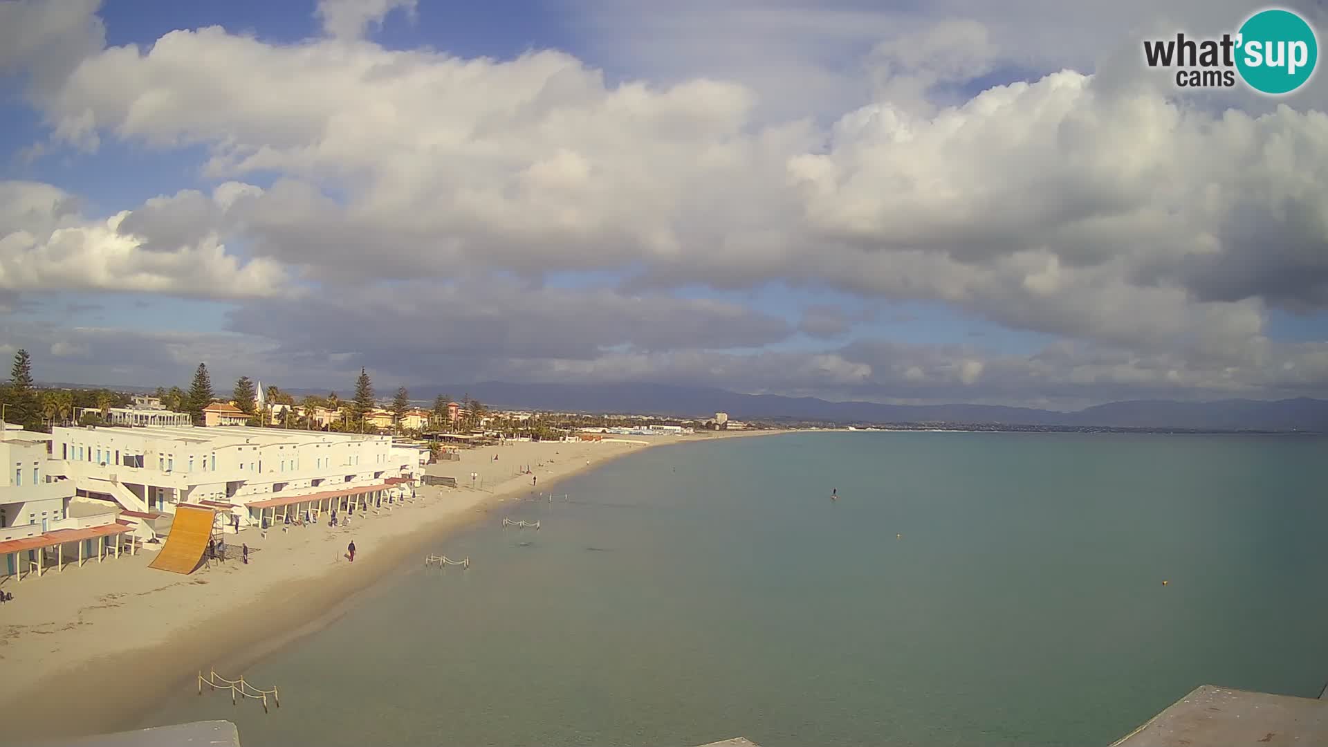 Live Webcam Golf von Cagliari – Strand Poetto – Sardinien