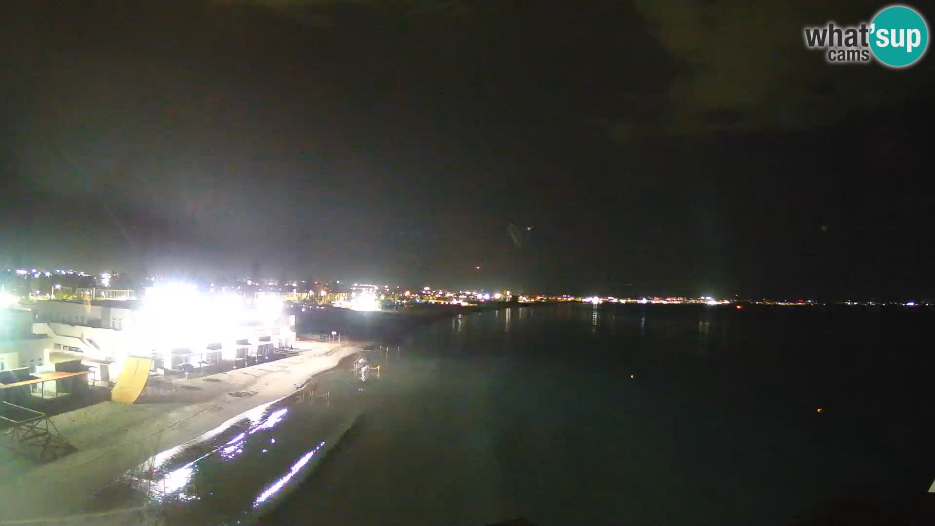 Camera en vivo Golfo de Cagliari – Playa del Poetto – Cerdeña